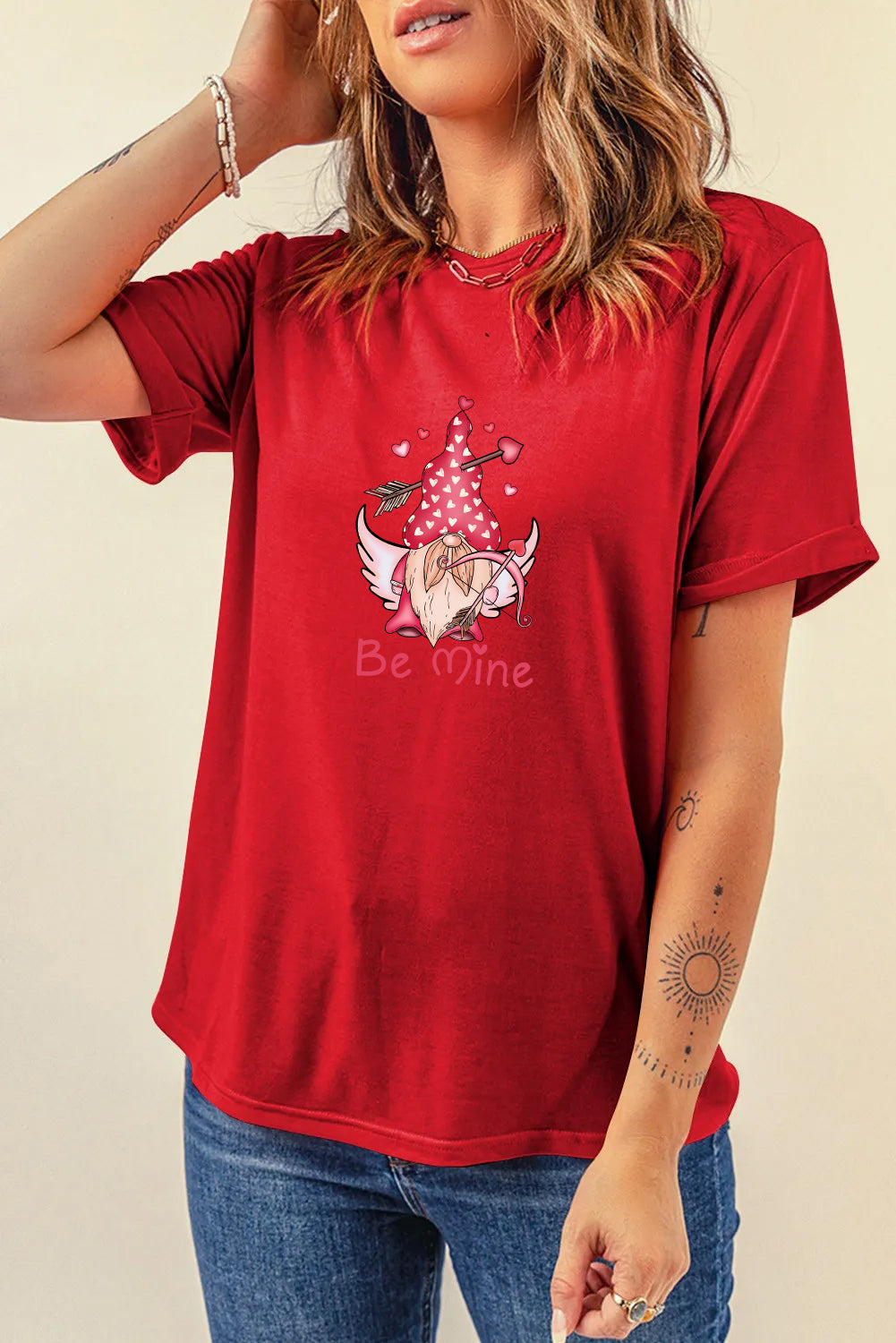 Valentine’s Day Be Mine Cupid Graphic Tee