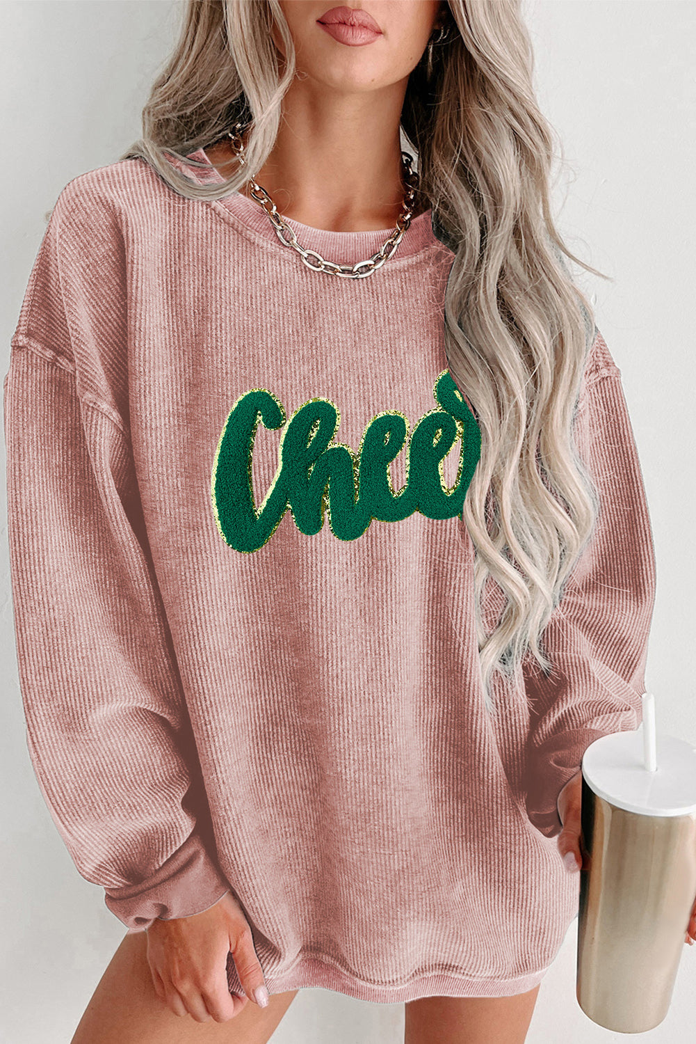 Saint Patrick’s Day Green Sequin Cheer Sweatshirt