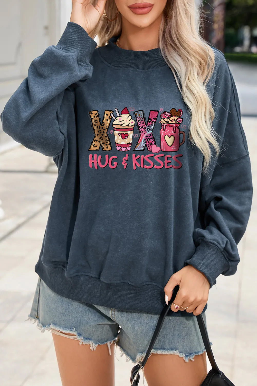 Valentine’s Day Pink XOXO Sweet Treats Sweatshirt
