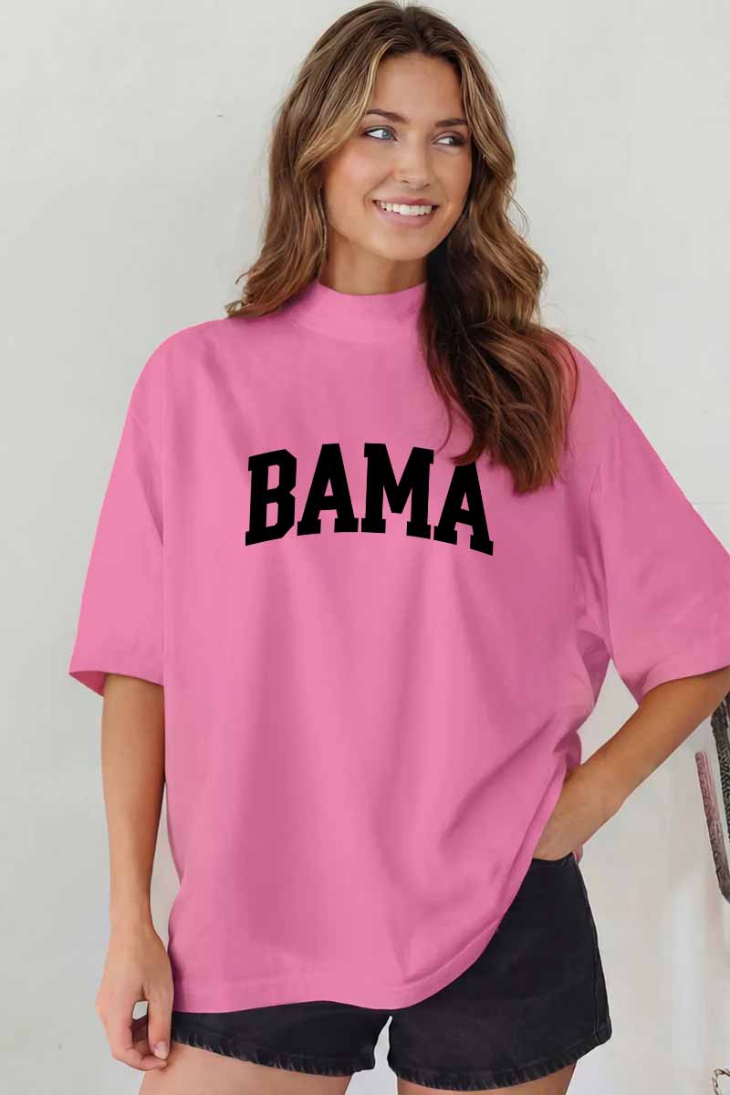 Bama Graphic Tee Oversized College Game Day Boutique