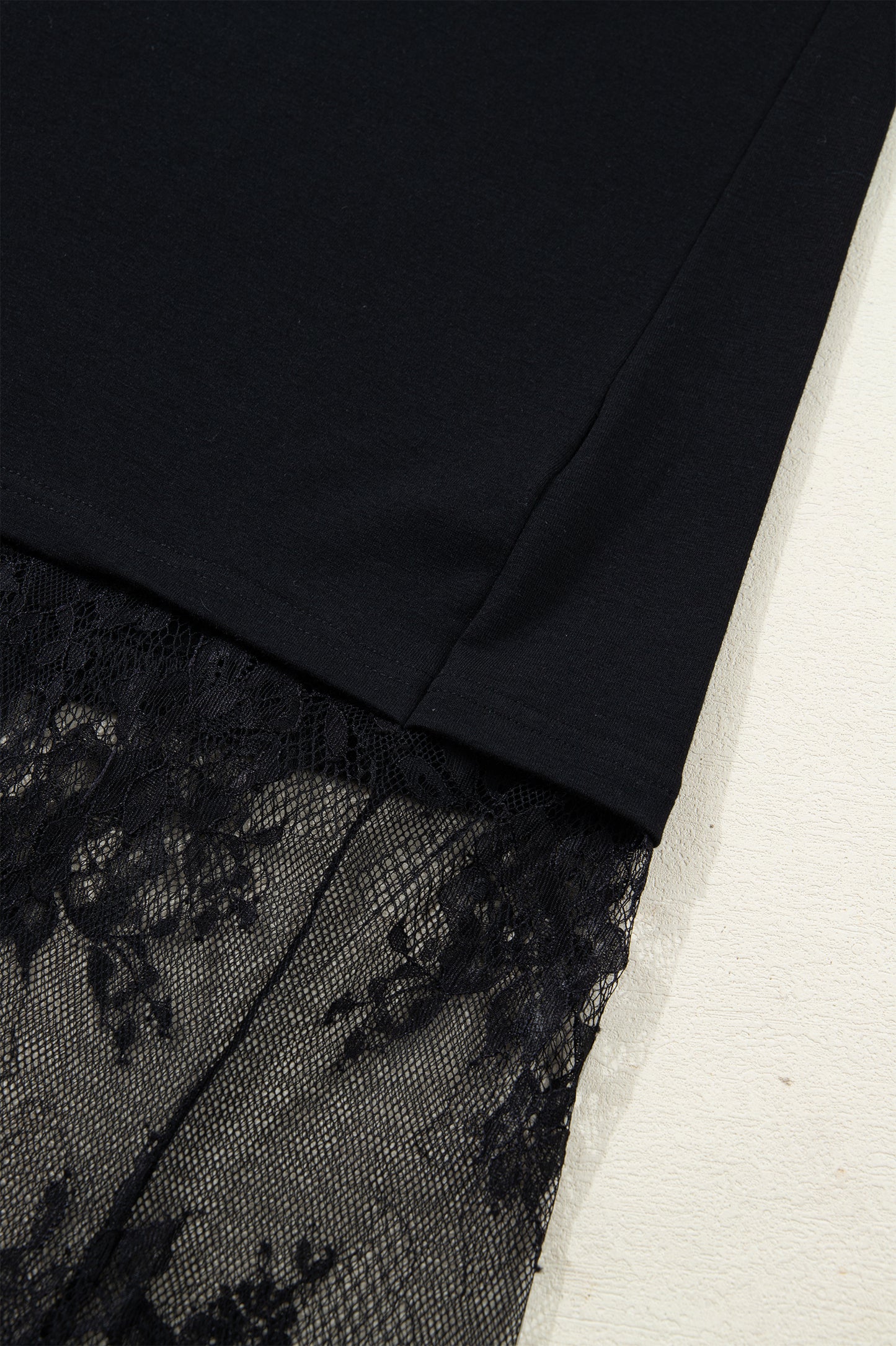 Red Sandalwood Floral Patchwork Short Sleeve T Shirt Loose Maxi Dress