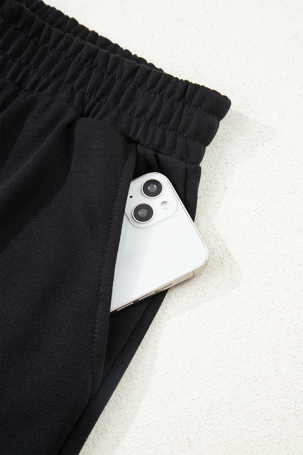 Yellow Color Block Patchwork Half Button Pullover and Shorts 2pcs Outfit