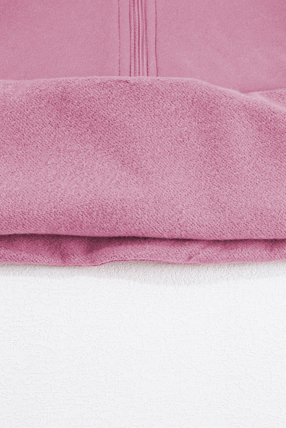 Black Zip Up Stand Collar Ribbed Thumbhole Sleeve Sweatshirt