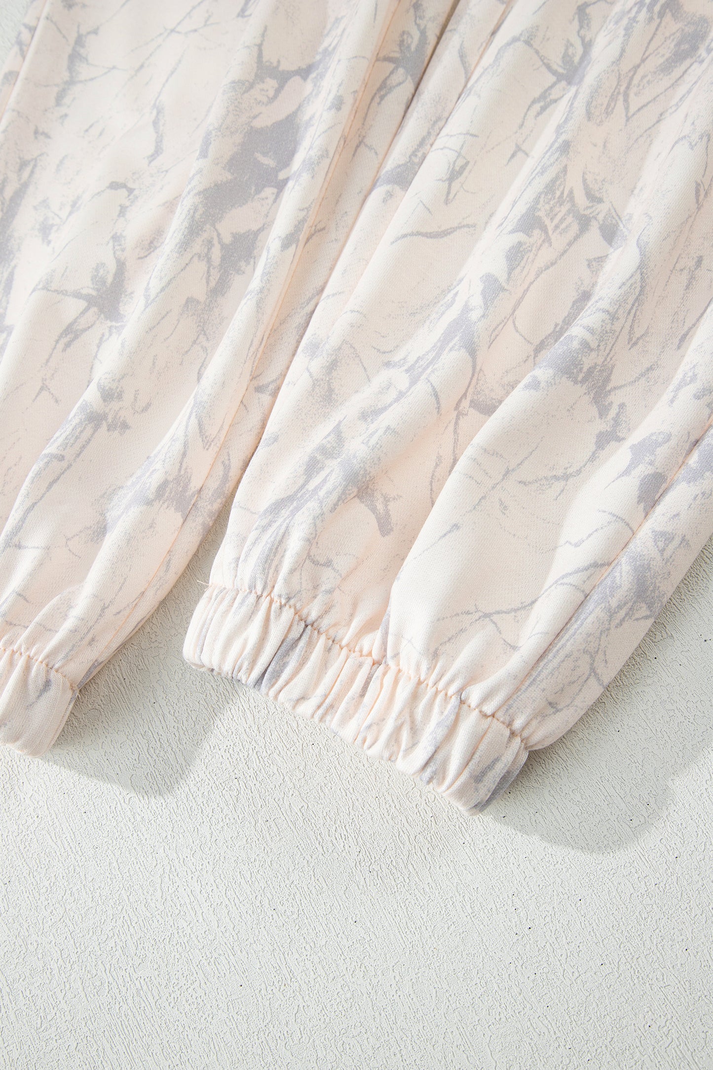 Pink Camo Print Jogger Pants Set