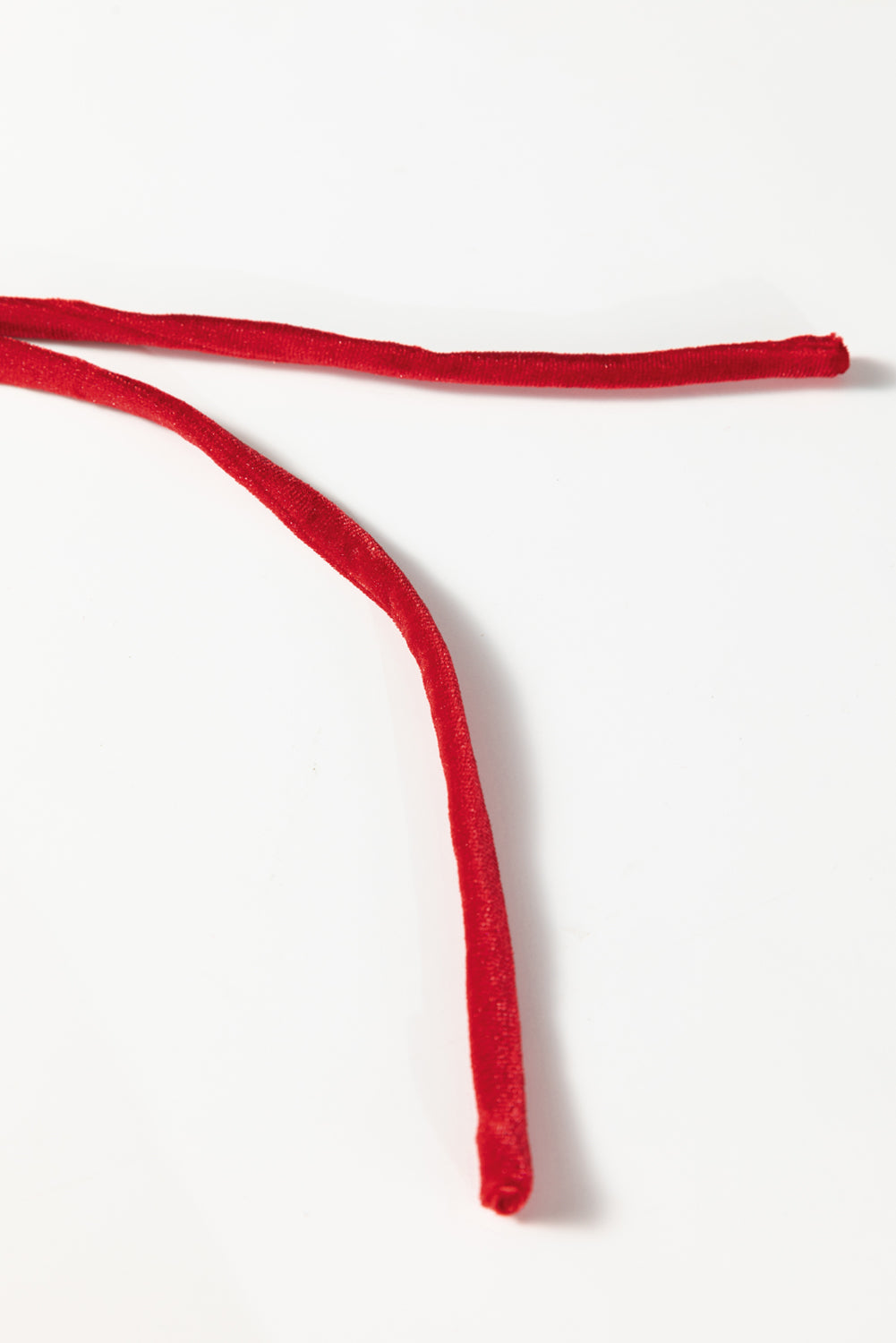 Red Clay Plus Size Tie Front Velvet Peplum Blouse