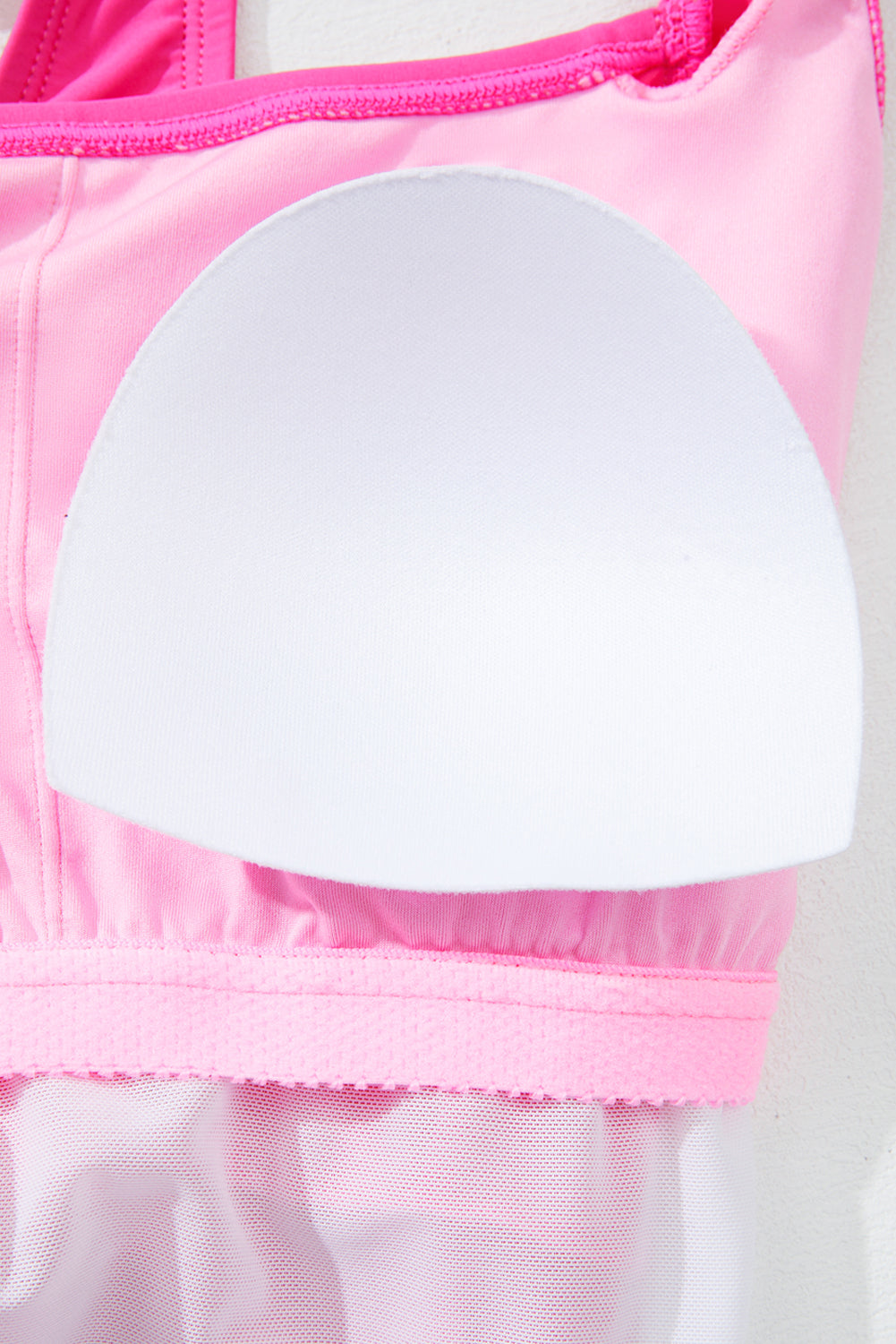 Square Neck Knotted Shoulder Open Back One Piece Swimsuit