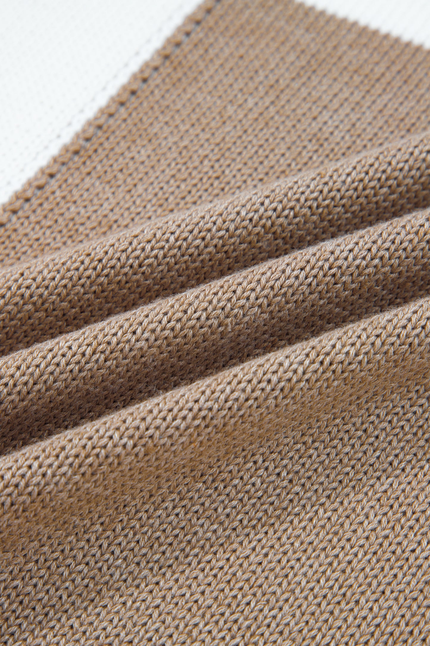 Orange Checkered Bubble Sleeve Drop Shoulder Open Cardigan