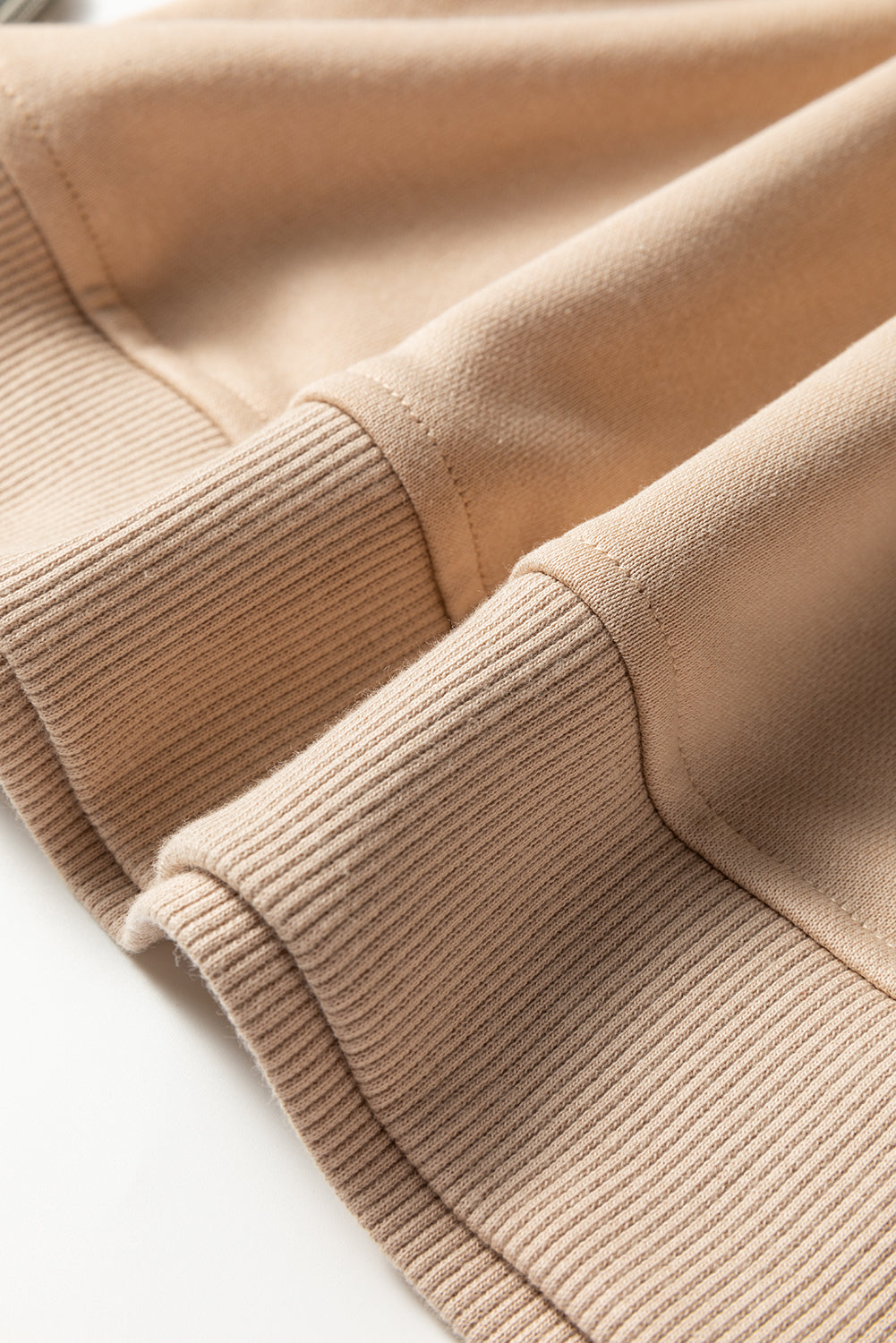 Black Varsity Striped Detail Crewneck Pullover Elastic Sweatpants 2pcs Outfit