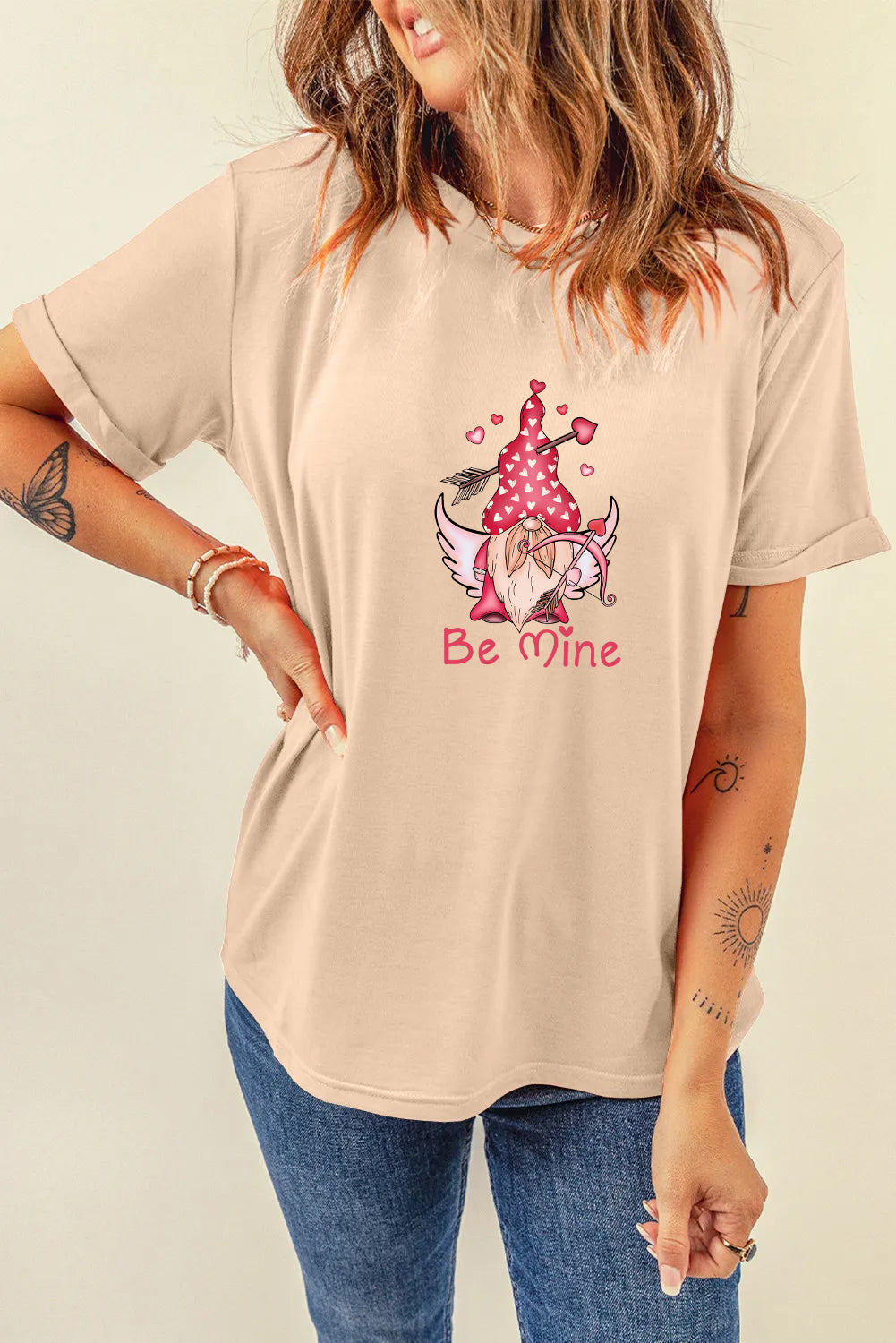 Valentine’s Day Be Mine Cupid Graphic Tee