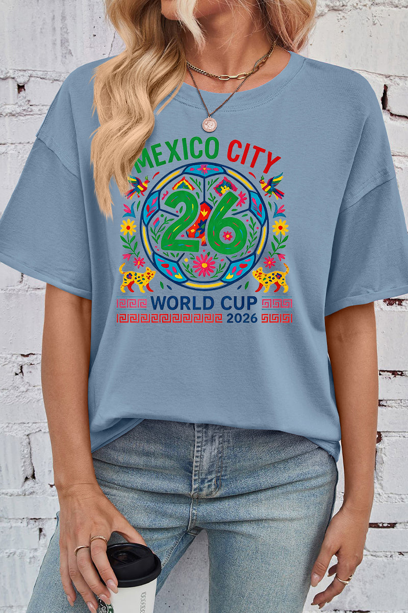 Mexico City 2026 World Cup Graphic Oversized Tee