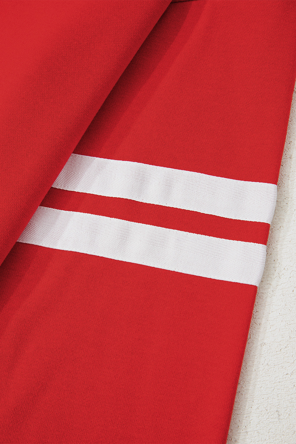 Graphic Cotton Sweatshirt GameDay Oversized Drop-Shoulder Striped