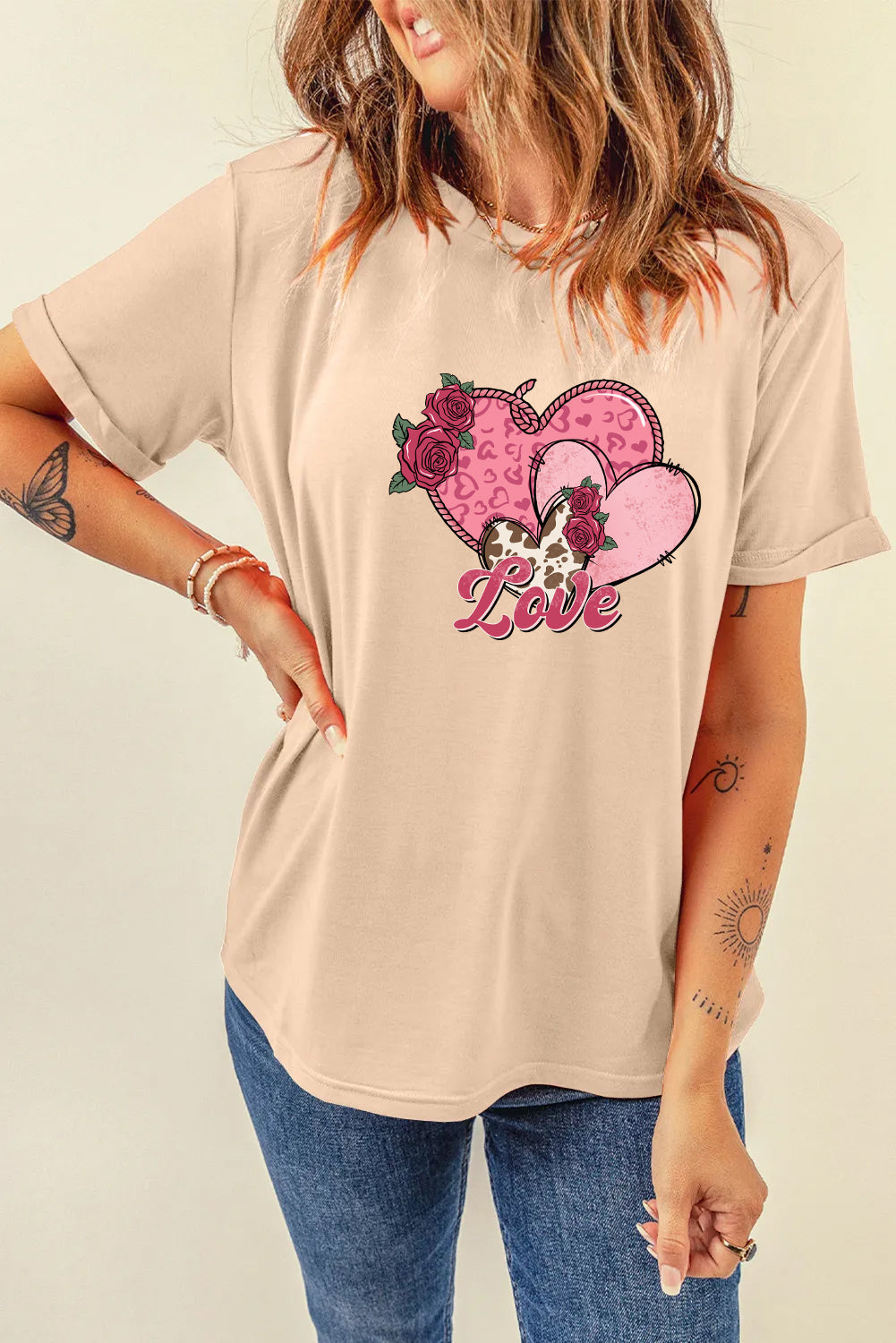 Valentine’s Day Love Heart Graphic Tee