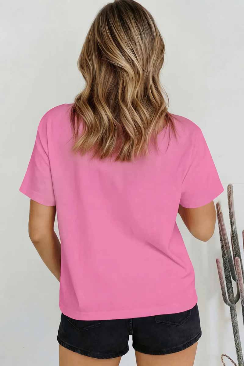 America Bow Graphic Tee Oversized Patriotic Boutique Style