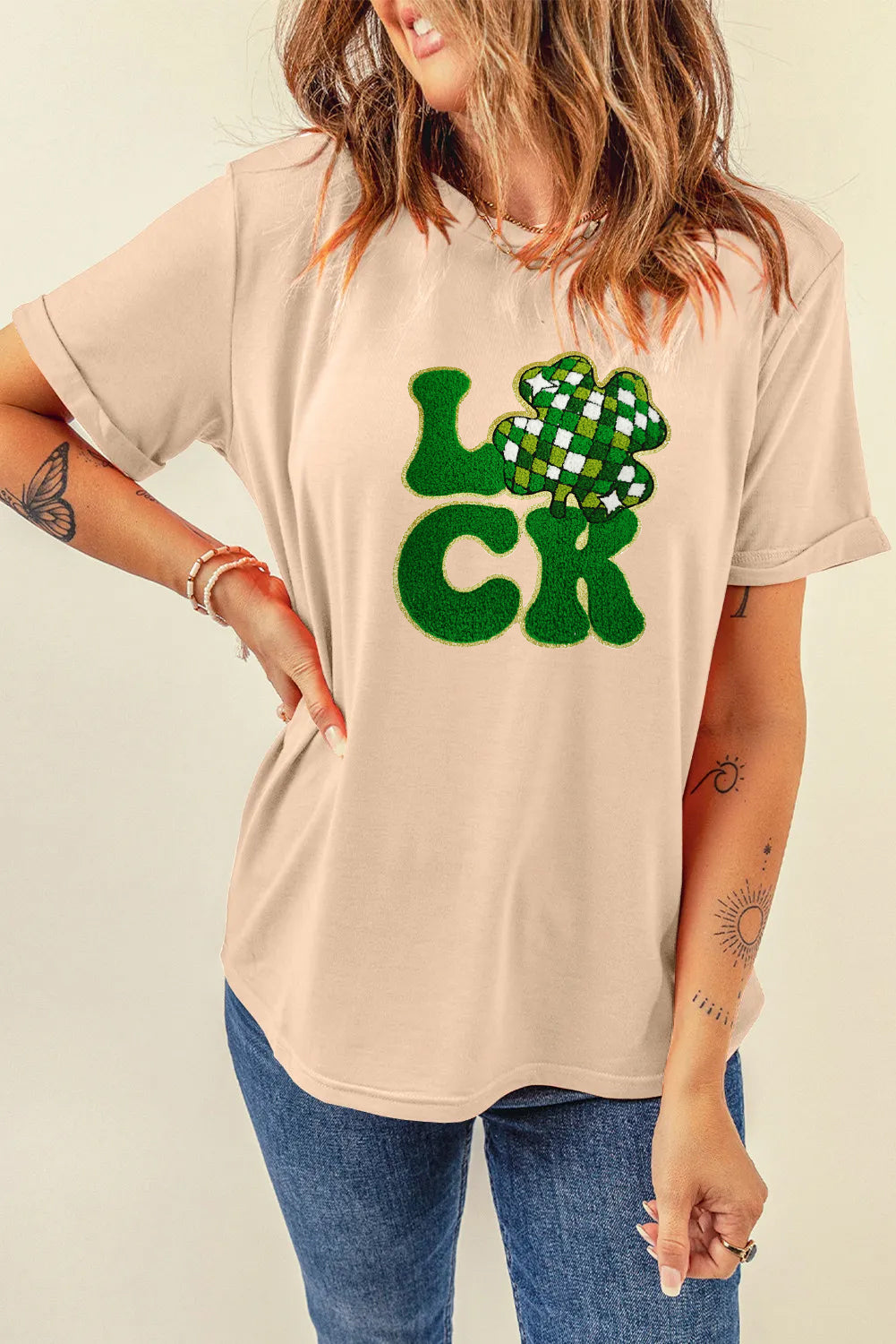 Saint Patrick’s Day Lucky Clover Graphic T Shirt