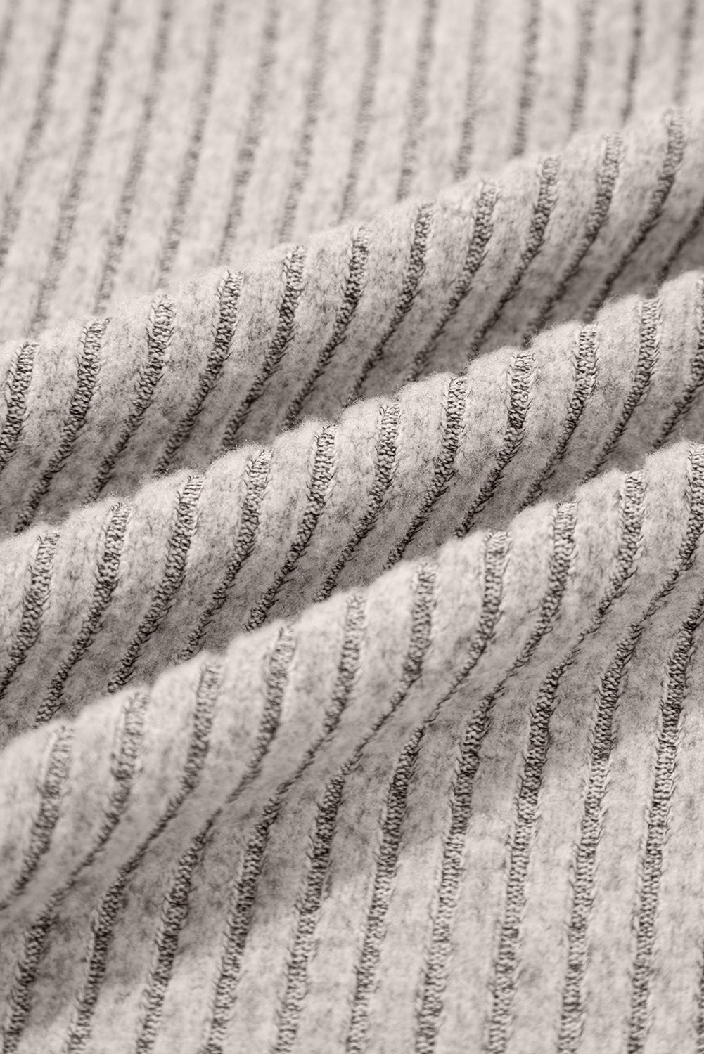 Gray Morn Ribbed Short Sleeve V Neck Colorblock Bow Back Top