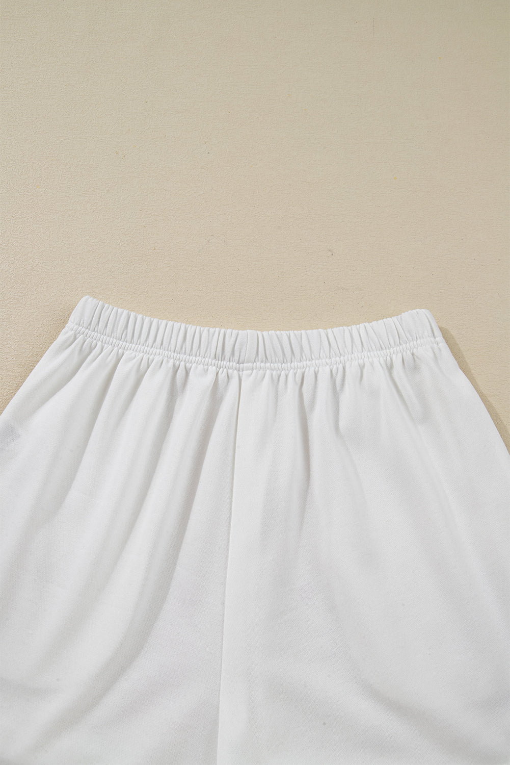 White Stripe Multi Christmas Tree Long Sleeve Top and Shorts 2pcs Lounge Set