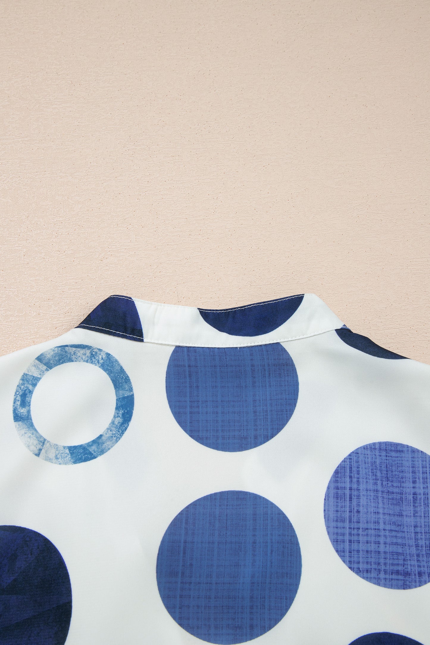 Polka Dot Mini Dress Shift V Neck Summer Dress