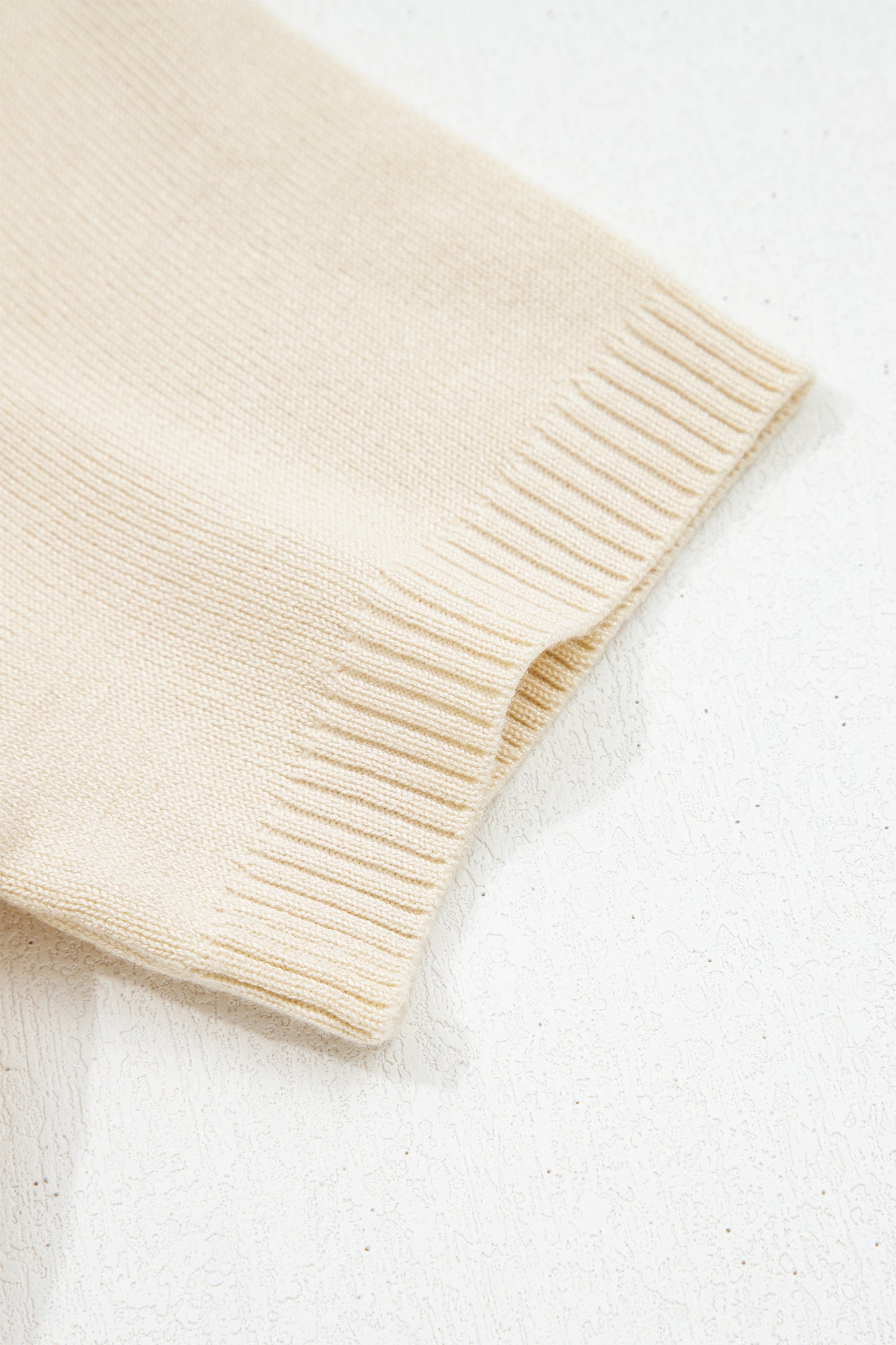 Jet Stream Short Sleeve Knit Denim Patchwork Polo Collar Sweater