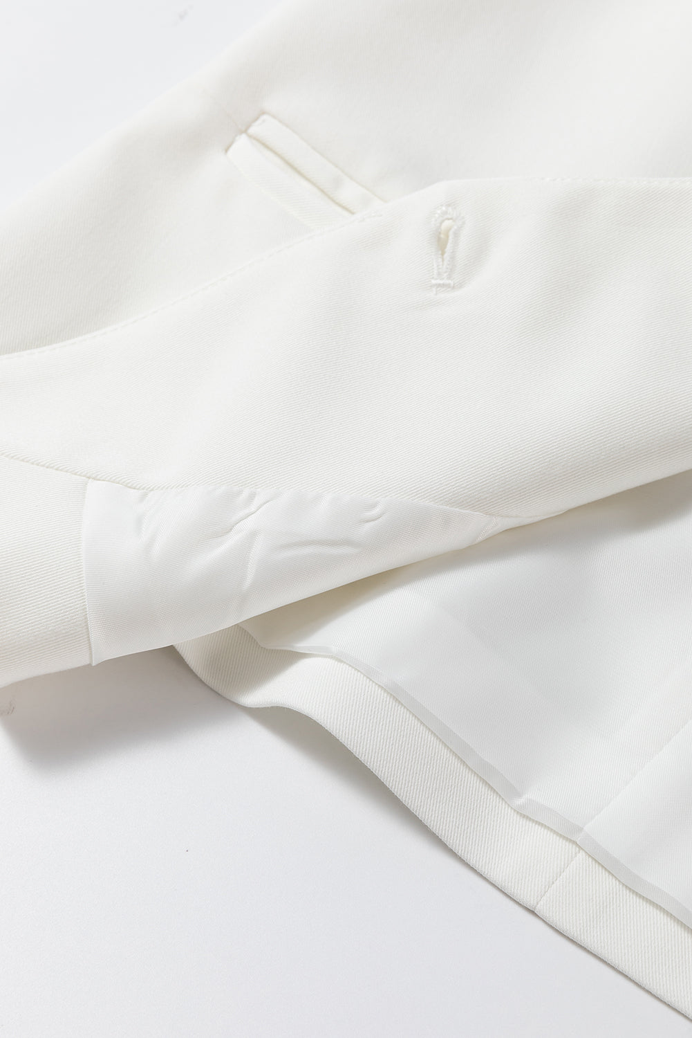 Solid Color Button up V Neck Suit Vest