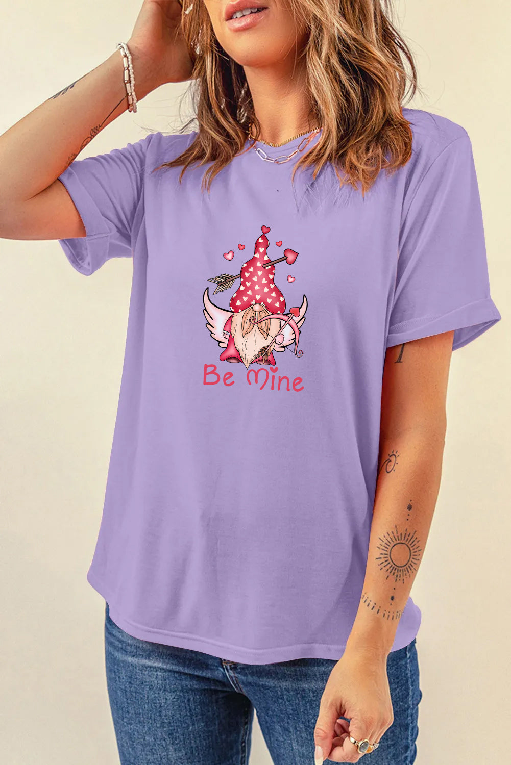 Valentine’s Day Be Mine Cupid Graphic Tee