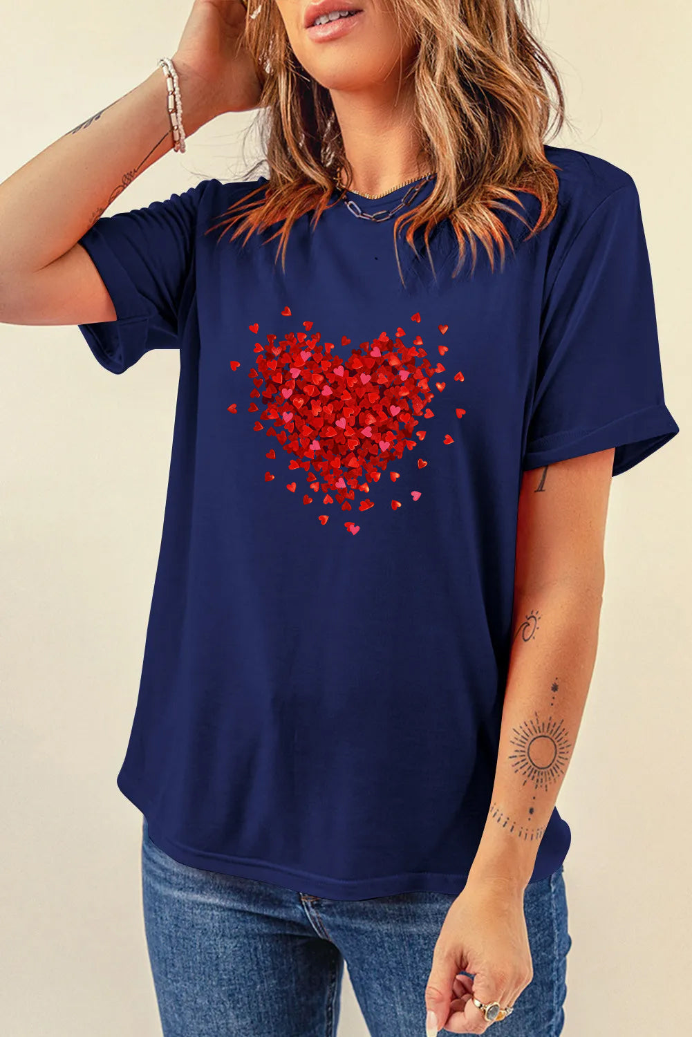 Valentine’s Day Red Heart Graphic Tee