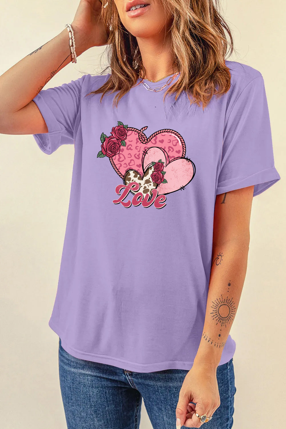 Valentine’s Day Love Heart Graphic Tee