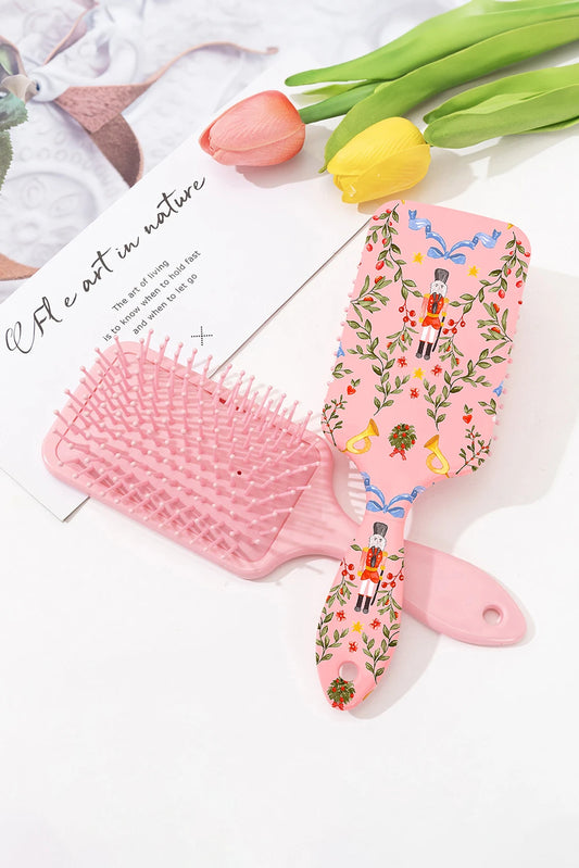 Blossom Floral Nutcracker Print Detangle Paddle Hair Brush