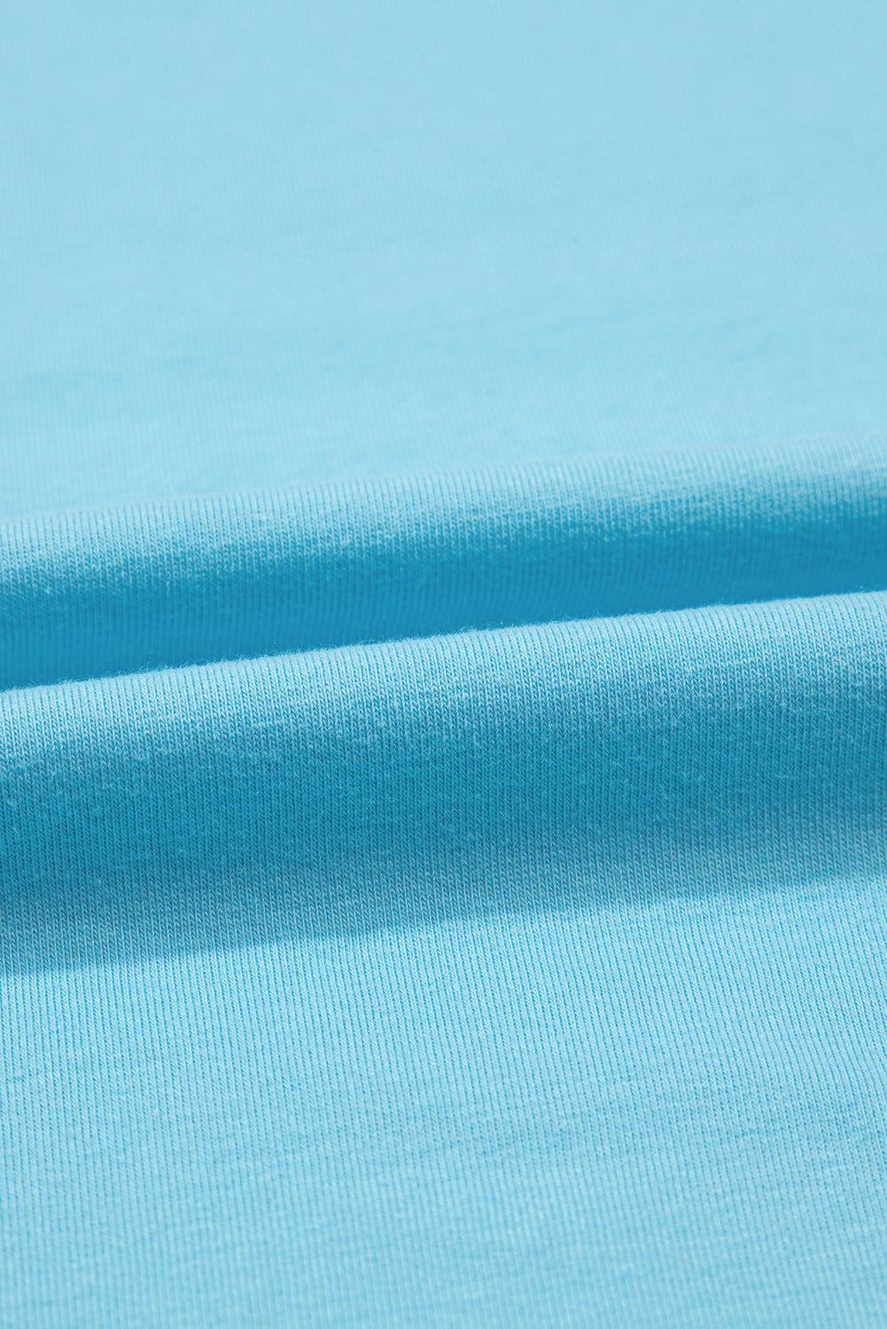 Light Blue MAMA Letter Graphic Neon T Shirt