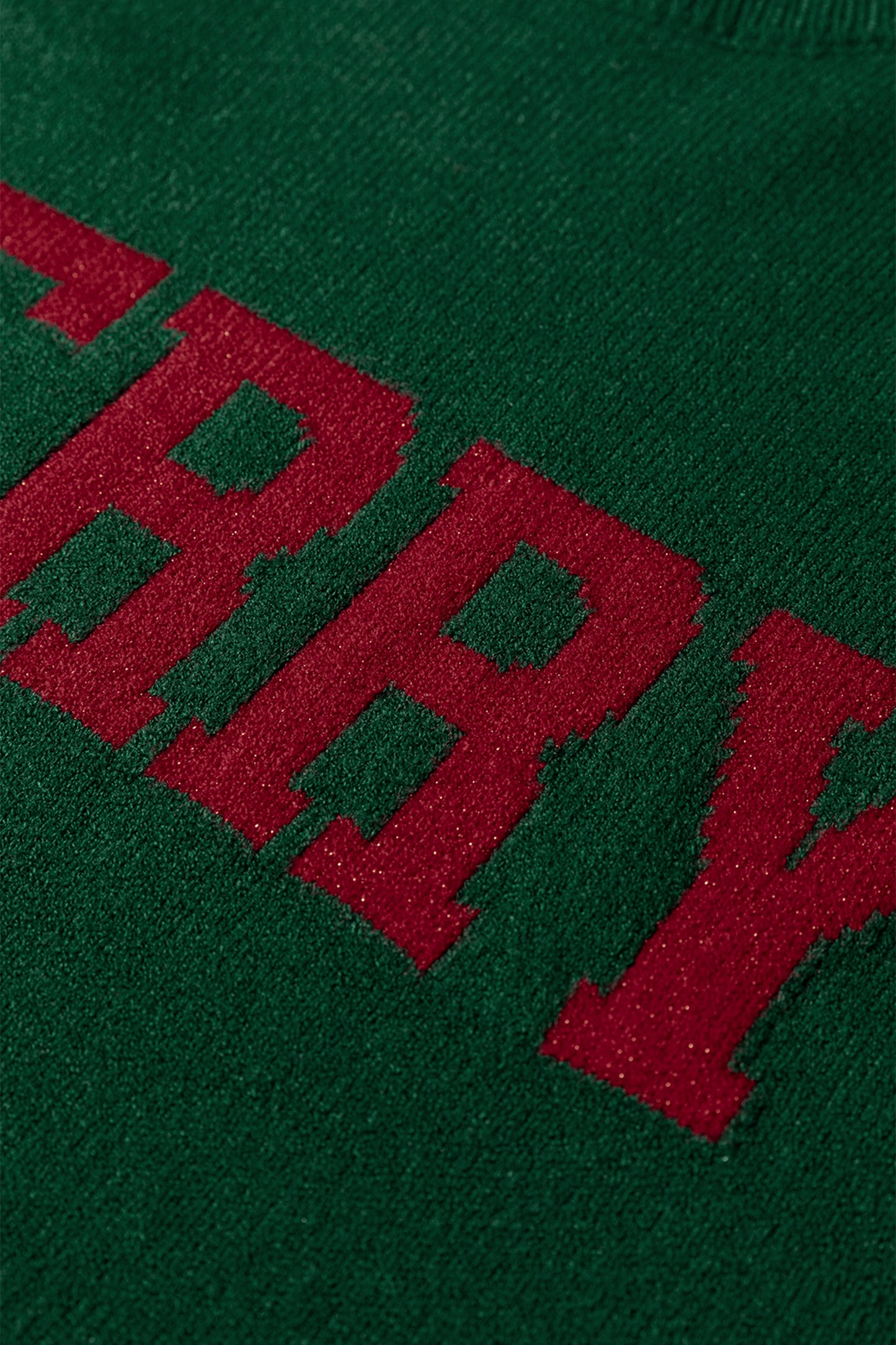 MERRY Letter Pattern Christmas Raglan Sleeve Sweater