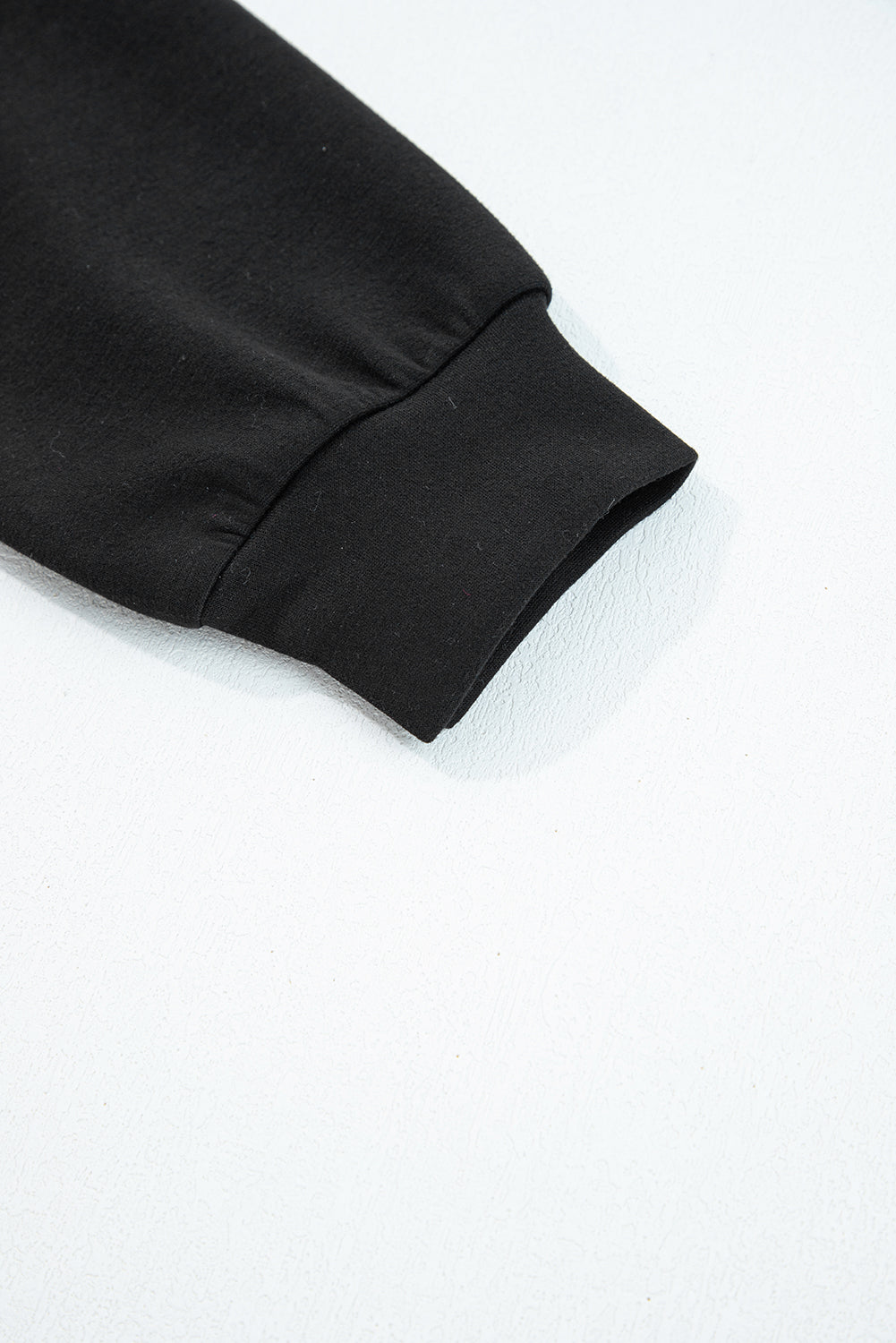 Goat Zip Collar Long Sleeve Top Drawstring Pants Set