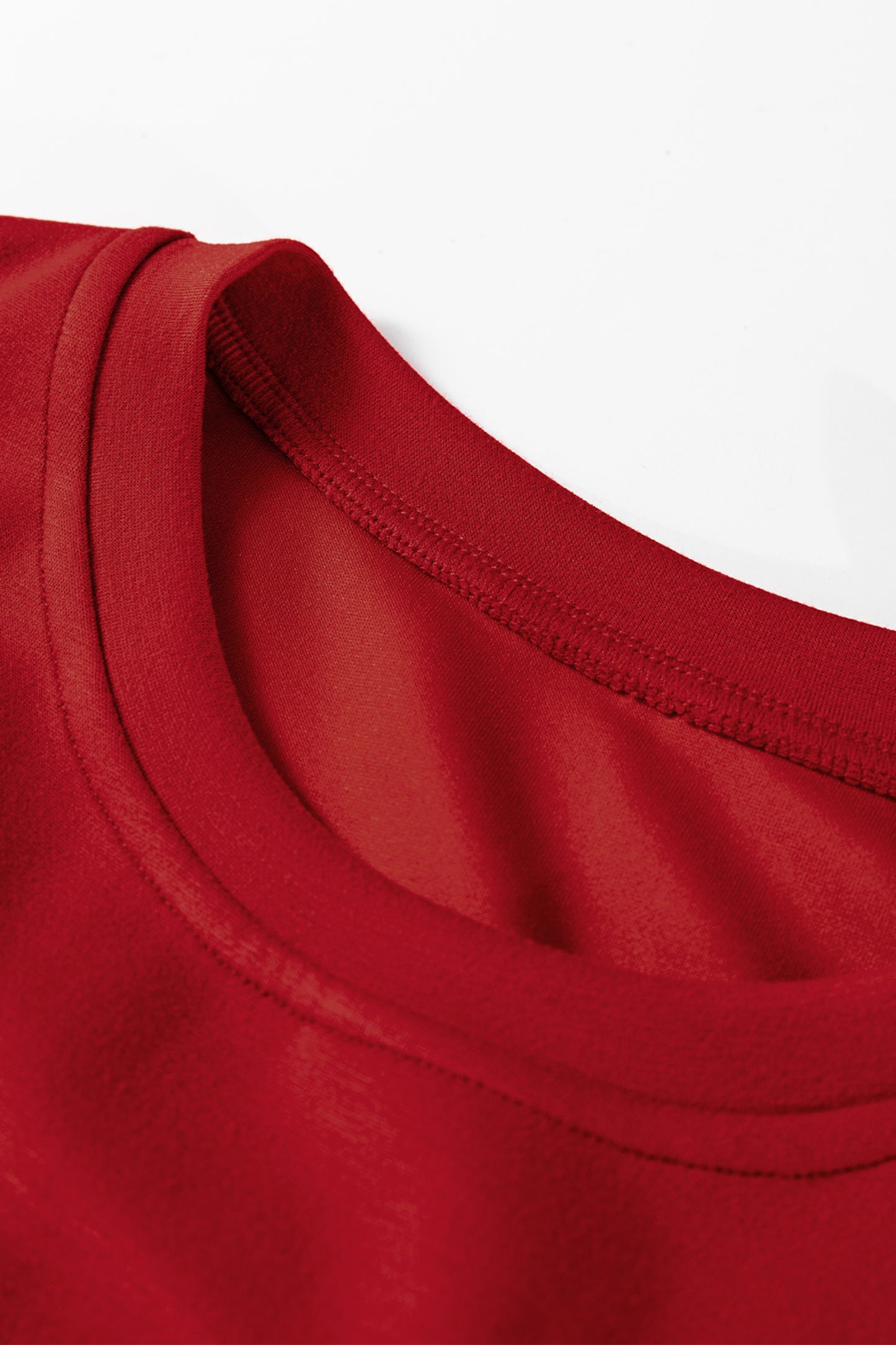 Jet Stream Solid Color Drop Shoulder Pullover Drawstring Mini Skirt 2pcs Outfit