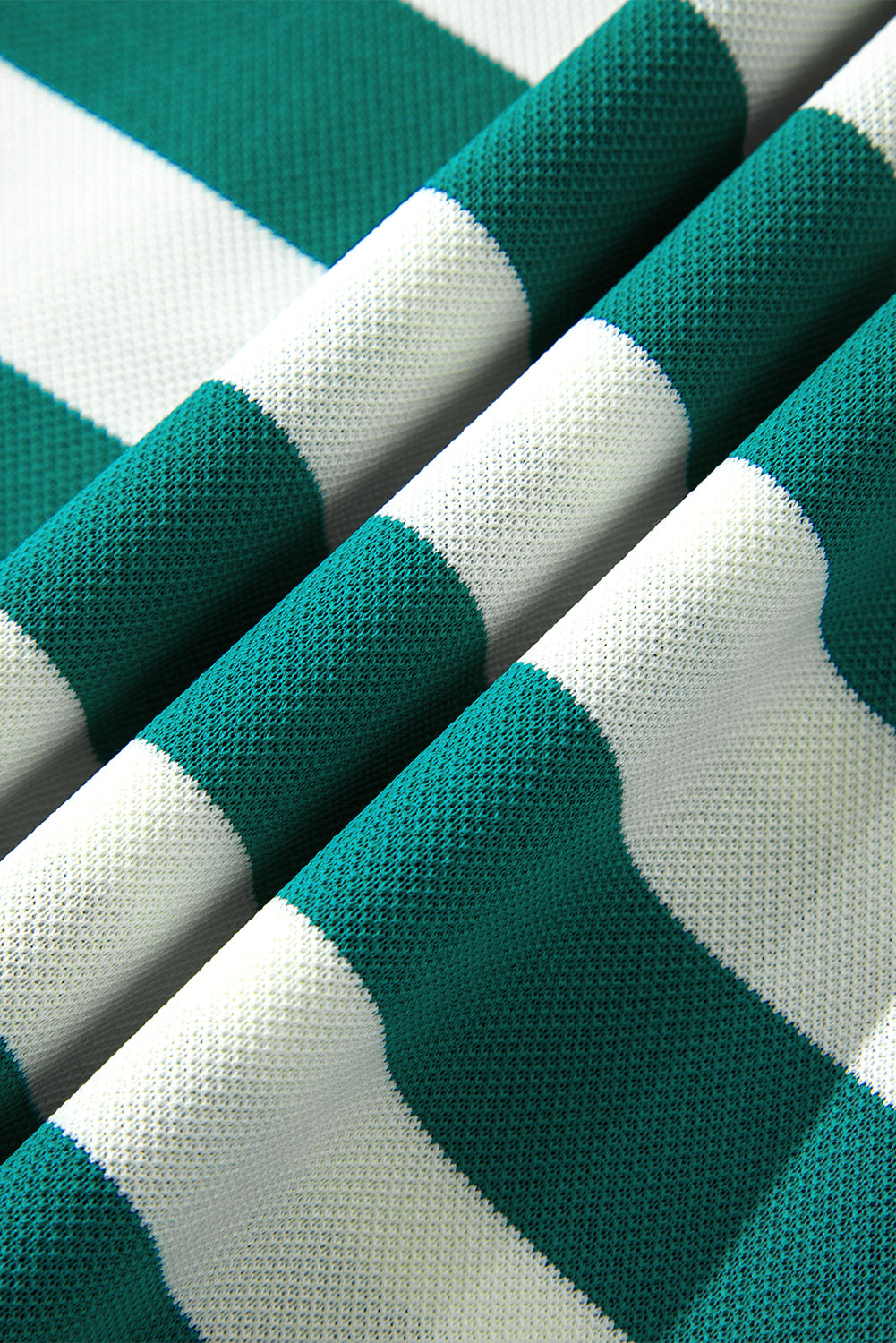 Black Stripe Flutter Sleeve Round Neck Shift Dress