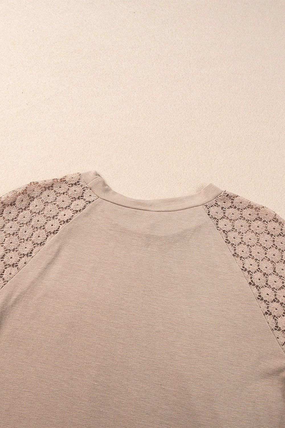 Black Contrast Lace Raglan Sleeve Pleated Detail Shift Dress