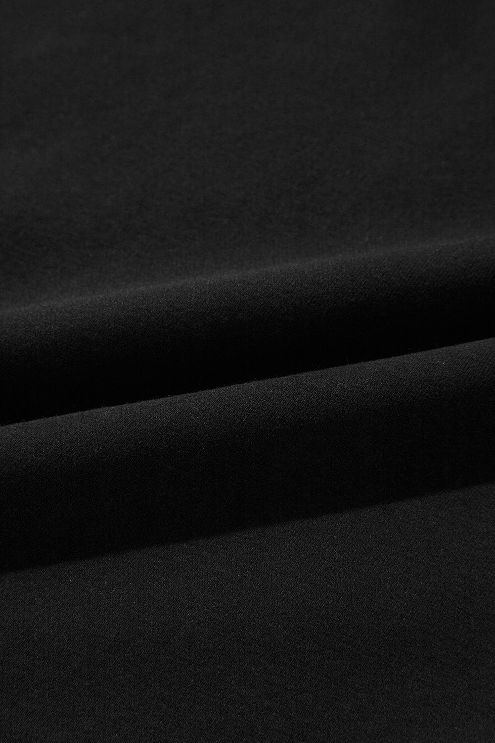 Black Contrast Rainbow Trim Drop Shoulder Pullover Sweatshirt