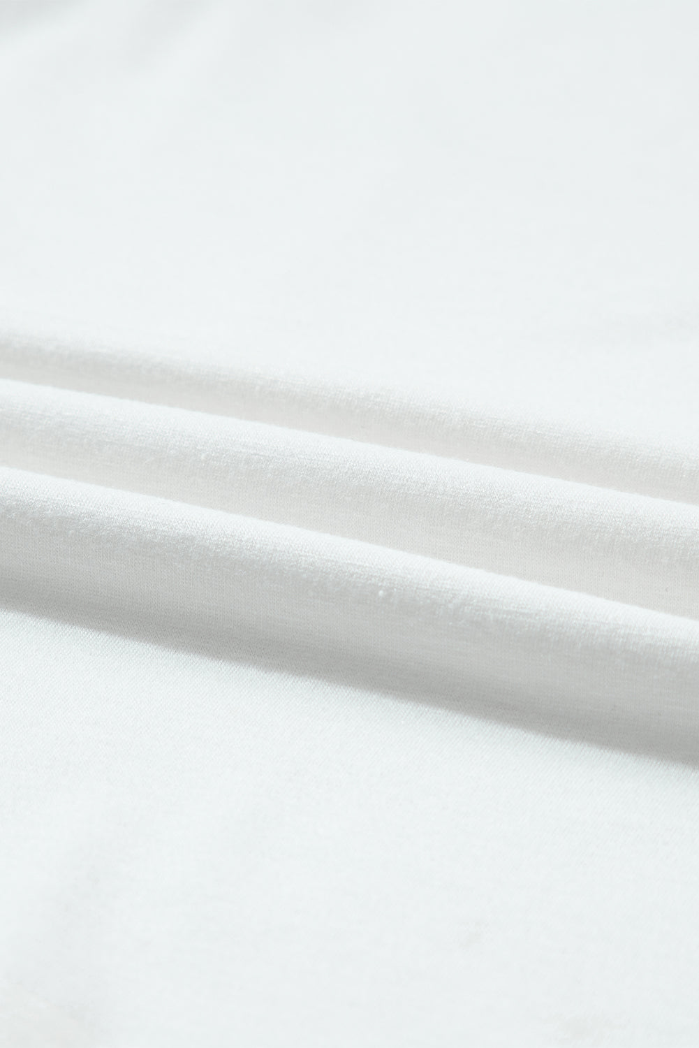 White Sequin Patch Chest Pocket Raglan Sleeve Top