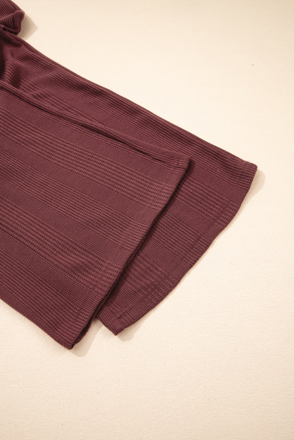 Duffel Green Solid Color Ribbed Ruffle Tank Top and Pants Set