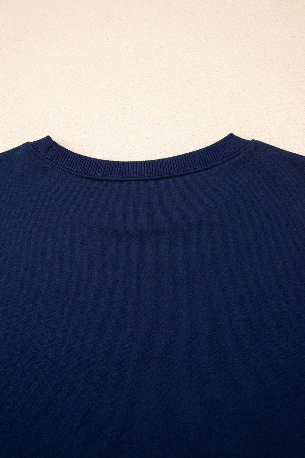 Orange Varsity Stripe Detail Drop Shoulder Pullover Mini Skirt Set