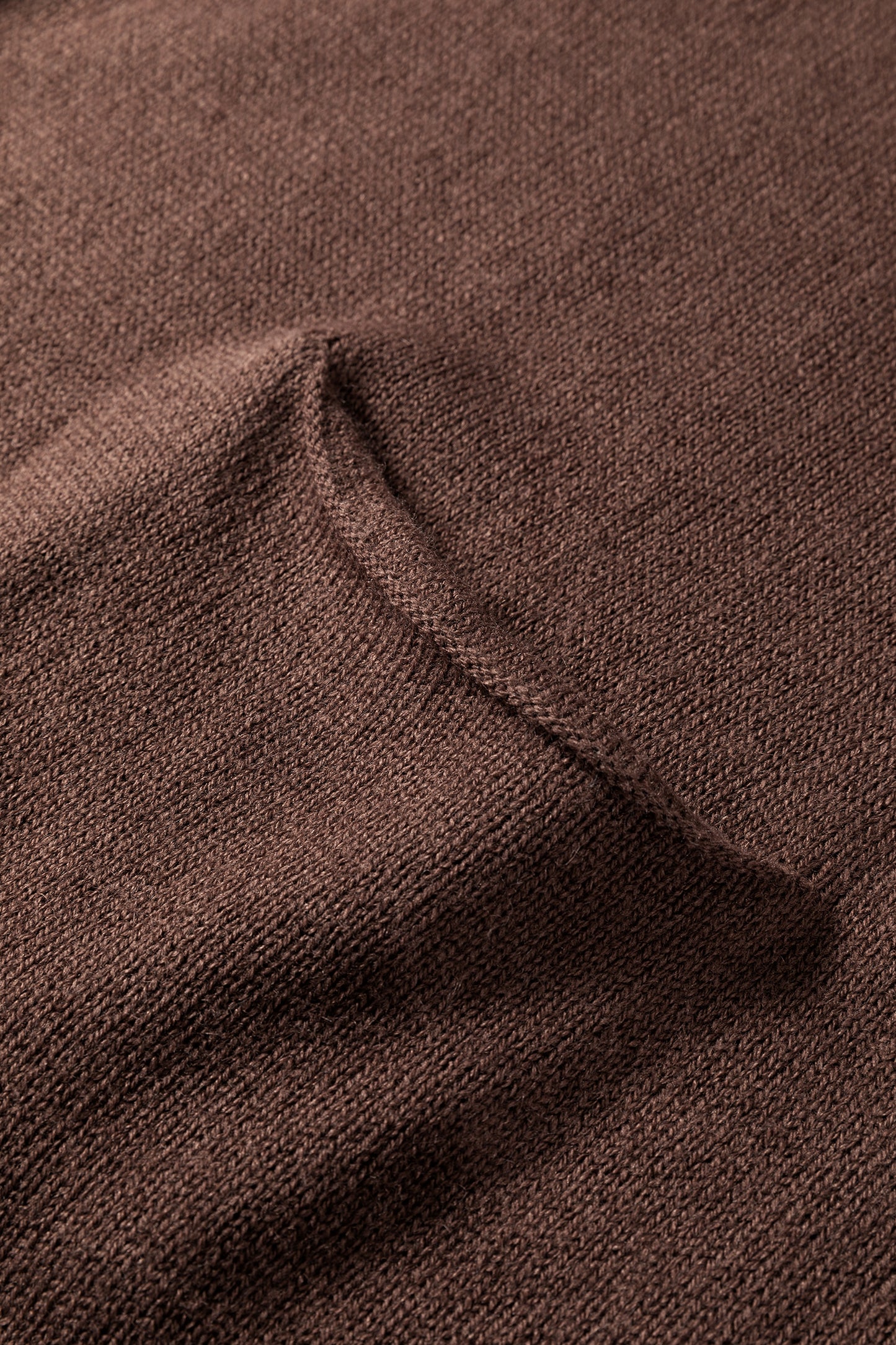 Jet Stream Ribbed Deep V Neckline Front Pocketed Loose Tunic Sweater Vest
