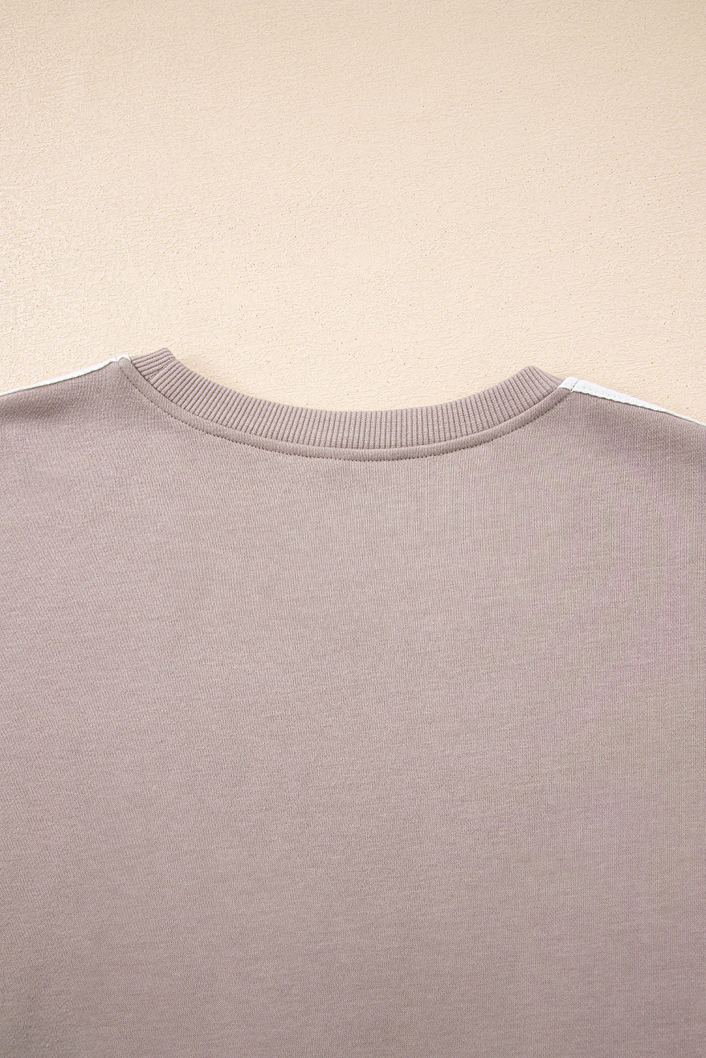 Black Varsity Striped Detail Crewneck Pullover Elastic Sweatpants 2pcs Outfit