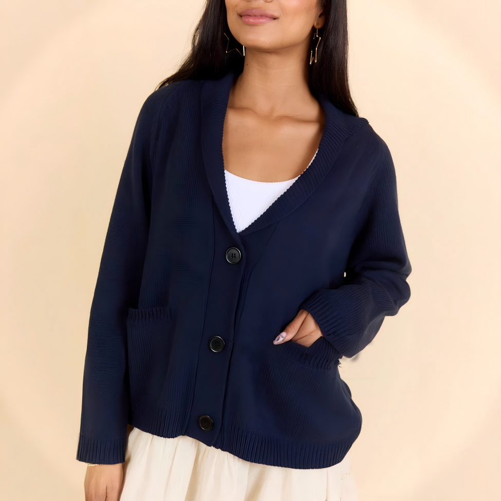 Women's American Flag Knit Patriotic Cardigan Sweater V-Neck