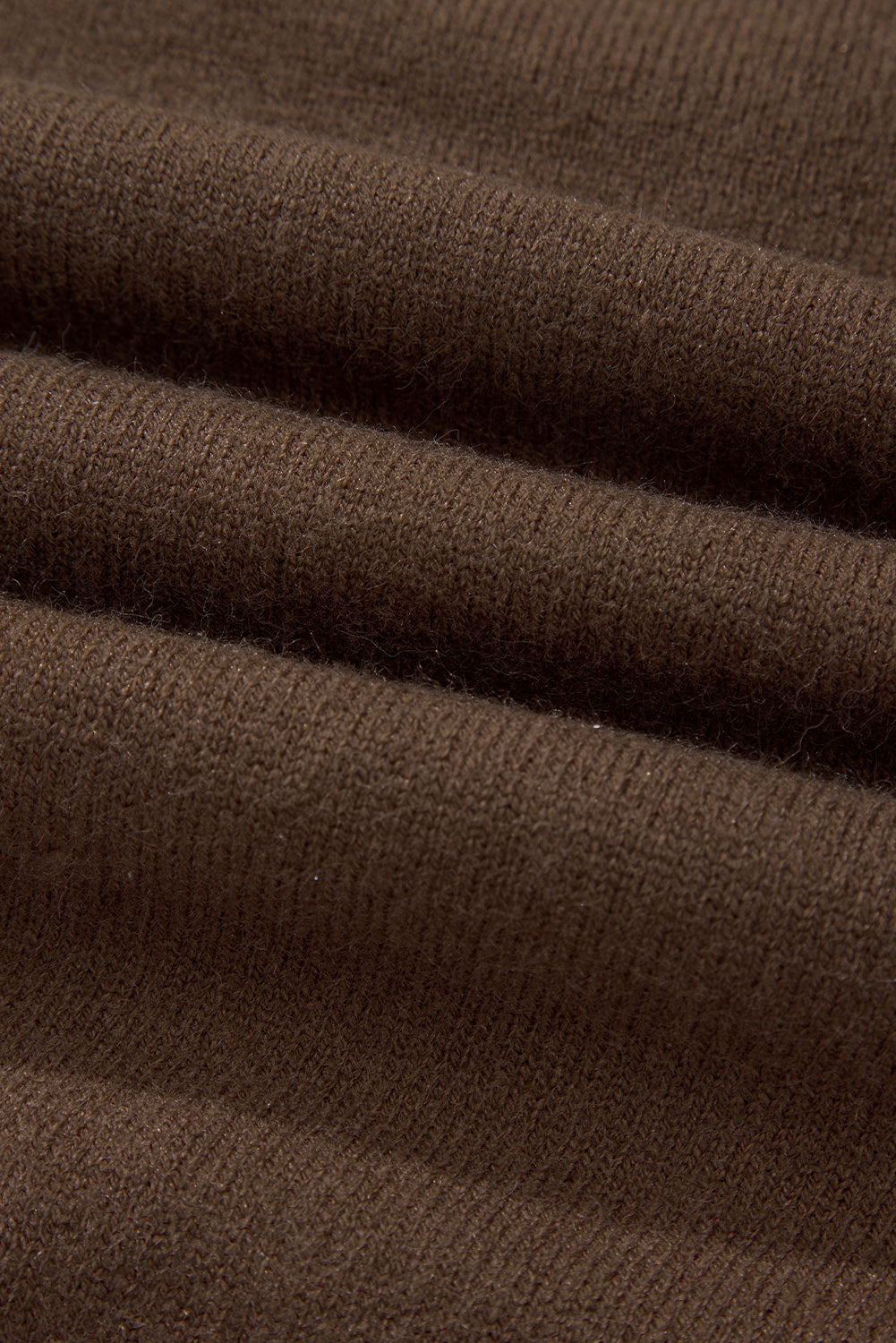 Big Flower Pattern V Neck Drop Shoulder Sweater