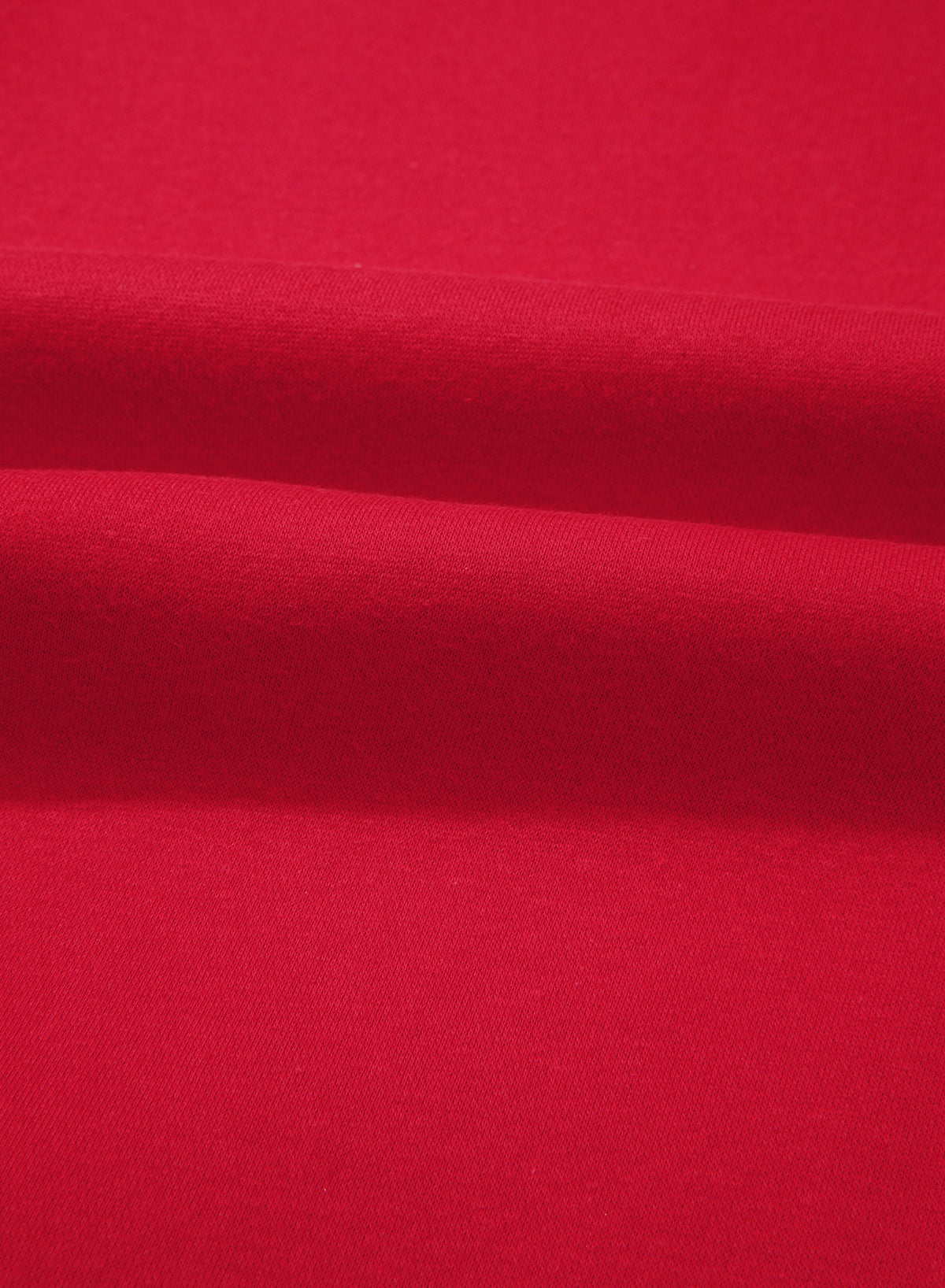 Red Polka Dot Patchwork Round Neck Plus Size Sweatshirt