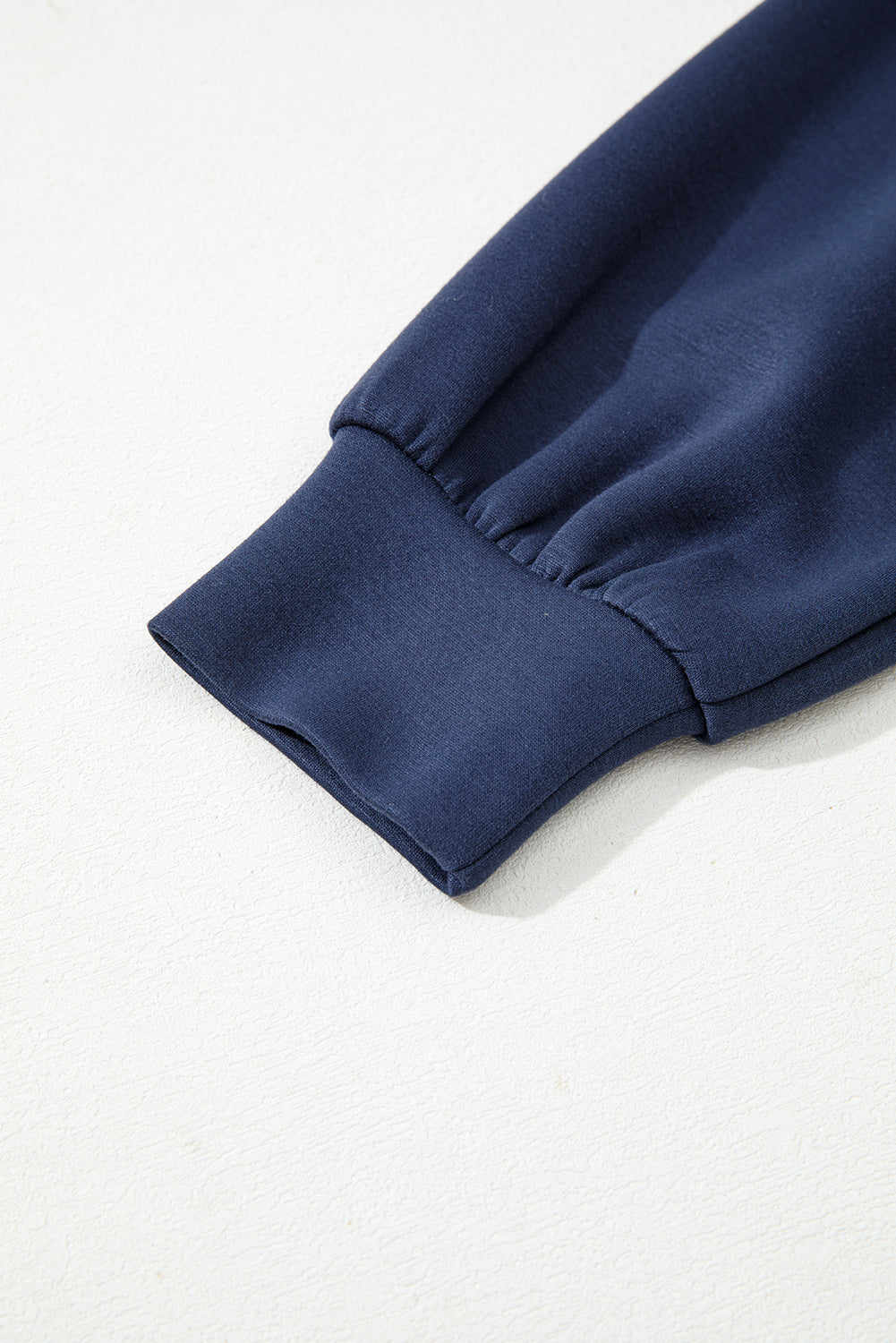 Light Grey Color Block Patchwork V Neck Drawstring Hoodie