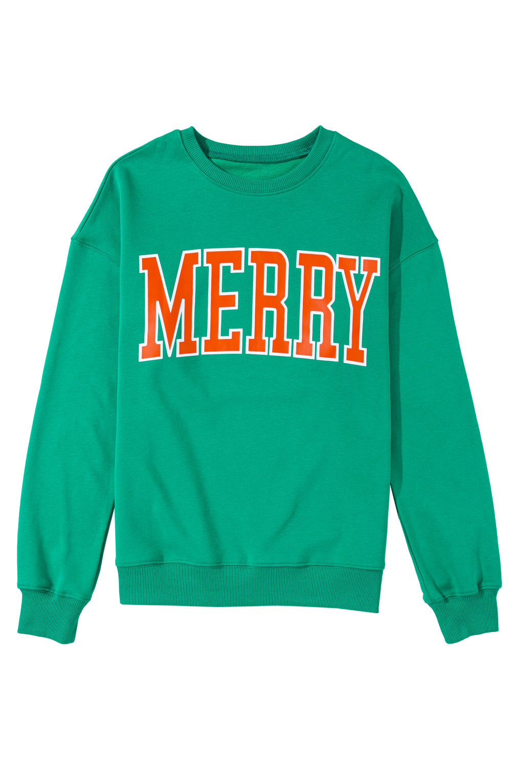 Aphabet Chenille Embroidered Pullover Sweatshirt