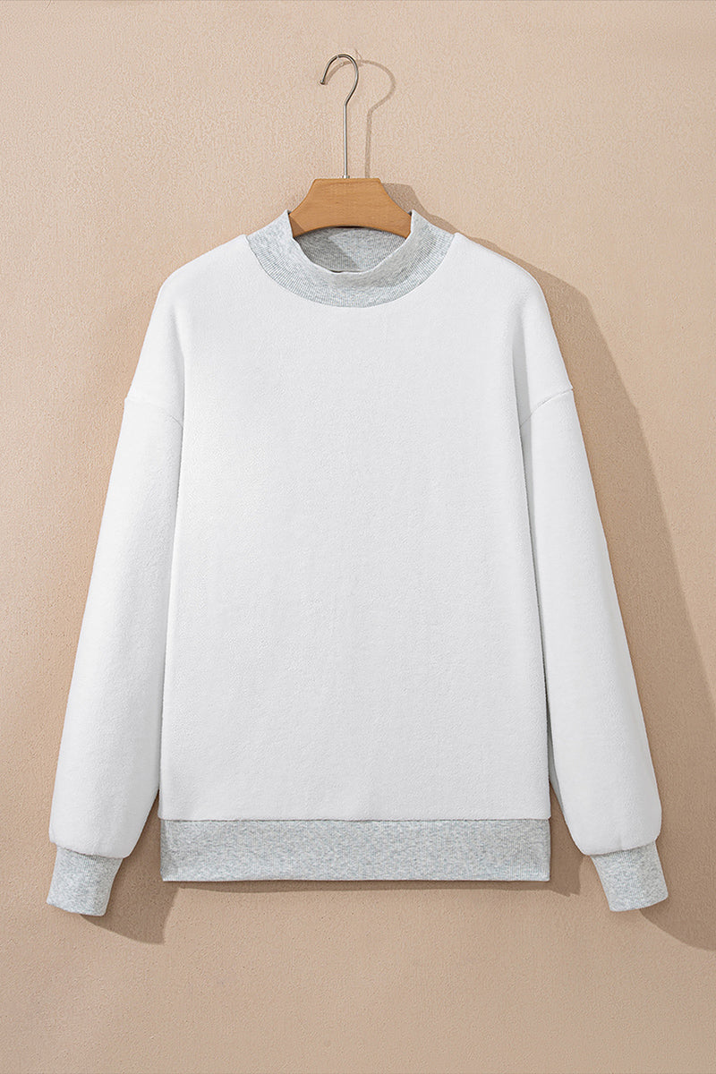 Golf Graphic Cotton Blend Sweatshirt Casual Reversible Pullover