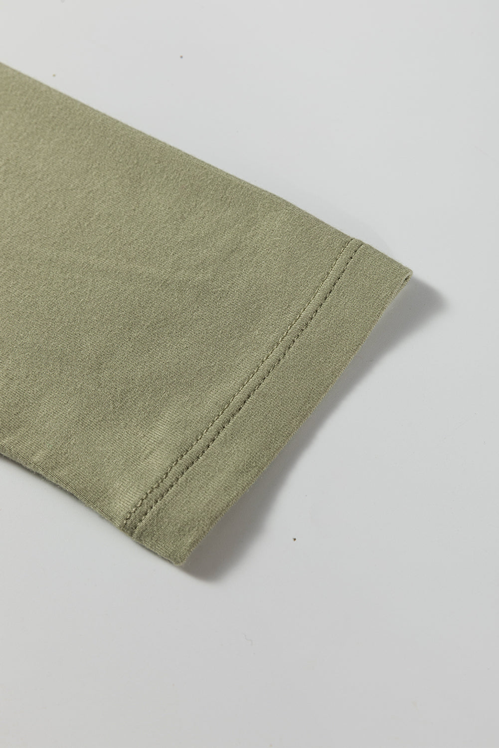 Black Solid Color Long Sleeve Fitted Top