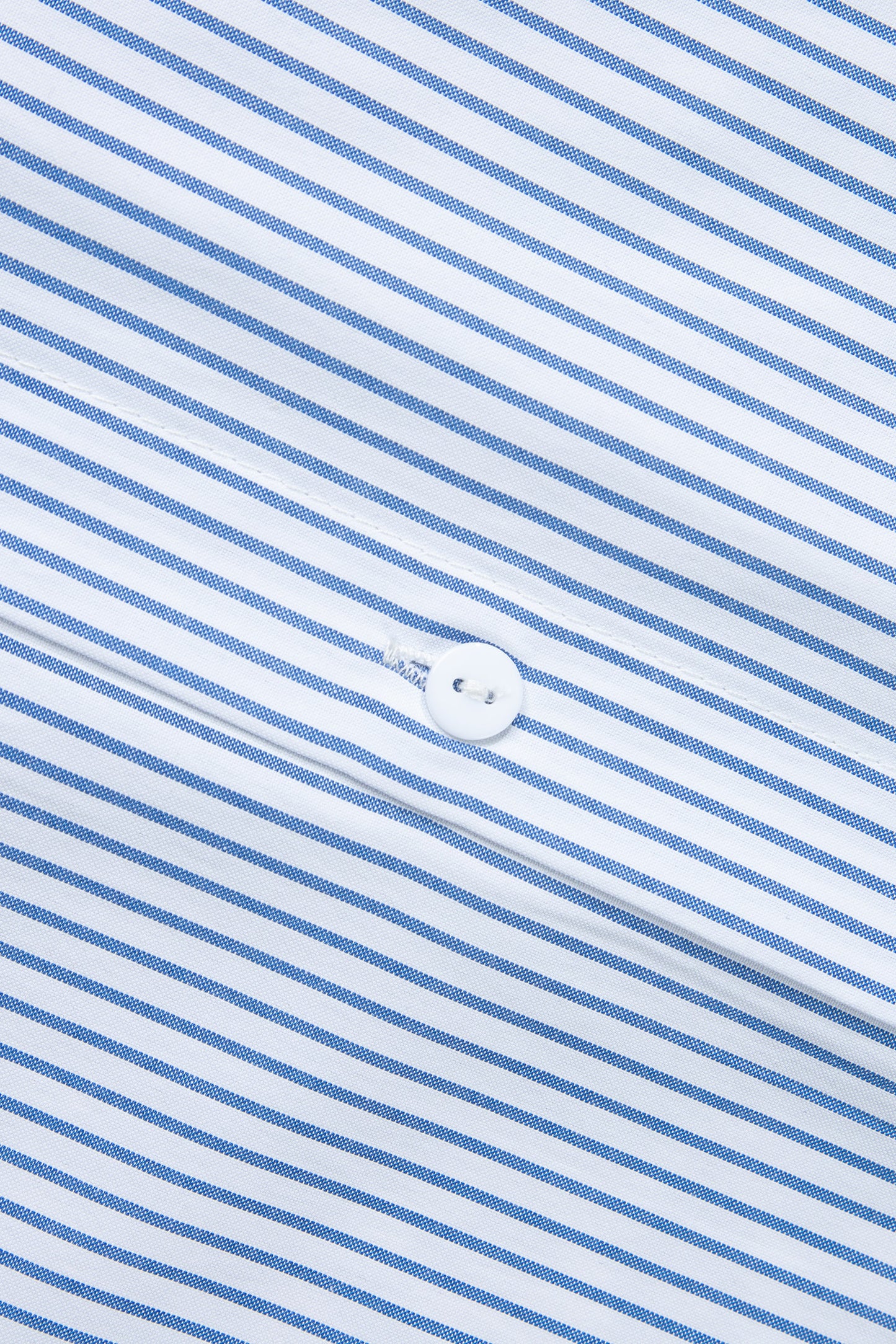 Sky Blue Stripe Colorblock Leopard Patchwork Chest Pocket Cuffed Sleeve Shirt