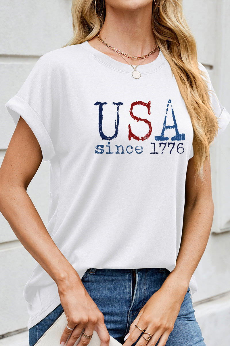 USA Since 1776 Independence Day Patriotic Tee