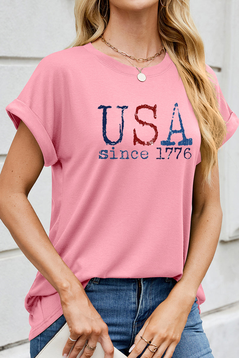USA Since 1776 Independence Day Patriotic Tee