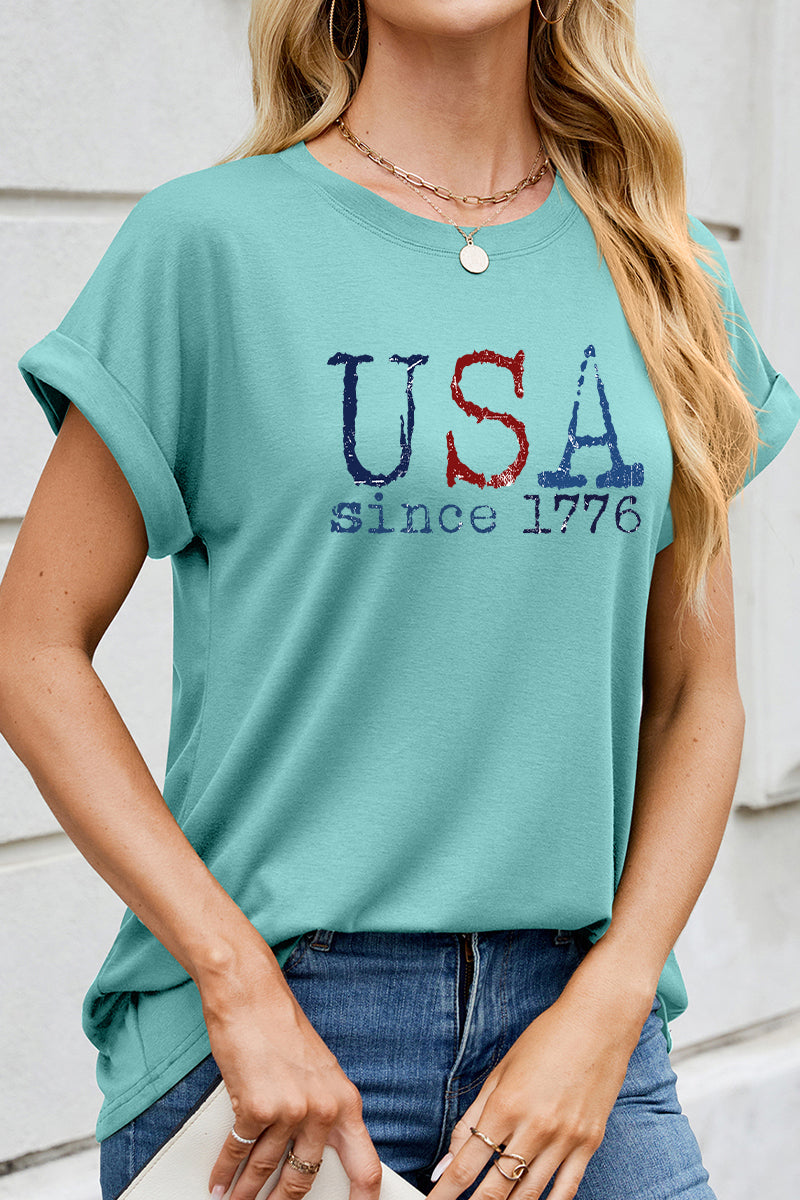 USA Since 1776 Independence Day Patriotic Tee
